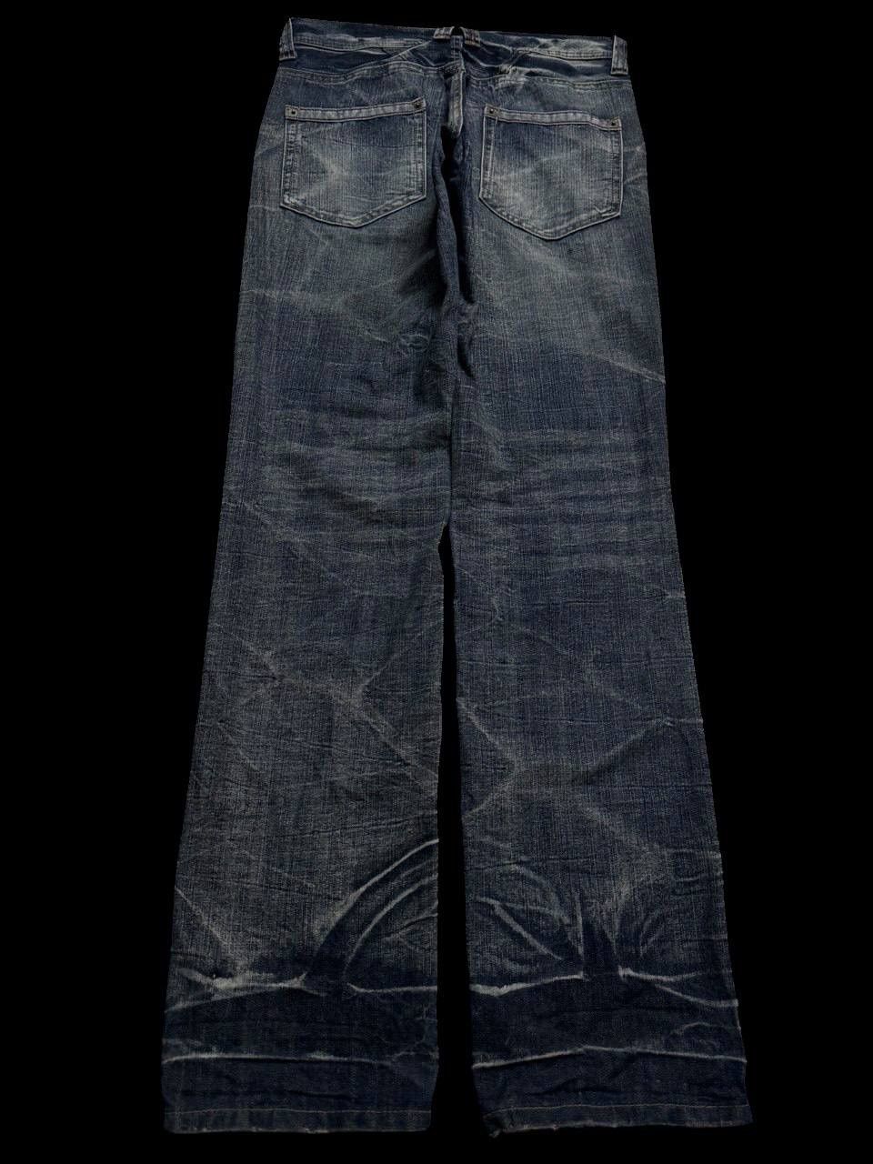 Other INSANE 90s Style Japanese Smoke Mudwash Clawmark Dark Jeans Size US 30 / EU 46 - 13 Thumbnail