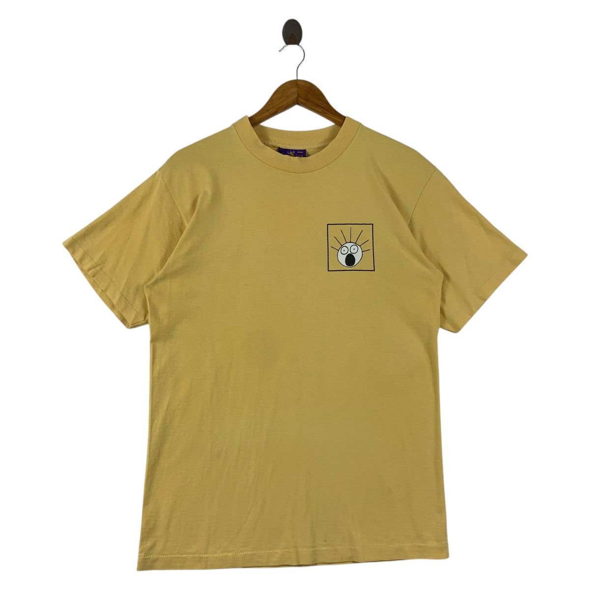 Levi's × Vintage Vintage 90s LEVIS Scared Guy printed design tee Size US M / EU 48-50 / 2 - 2 Thumbnail