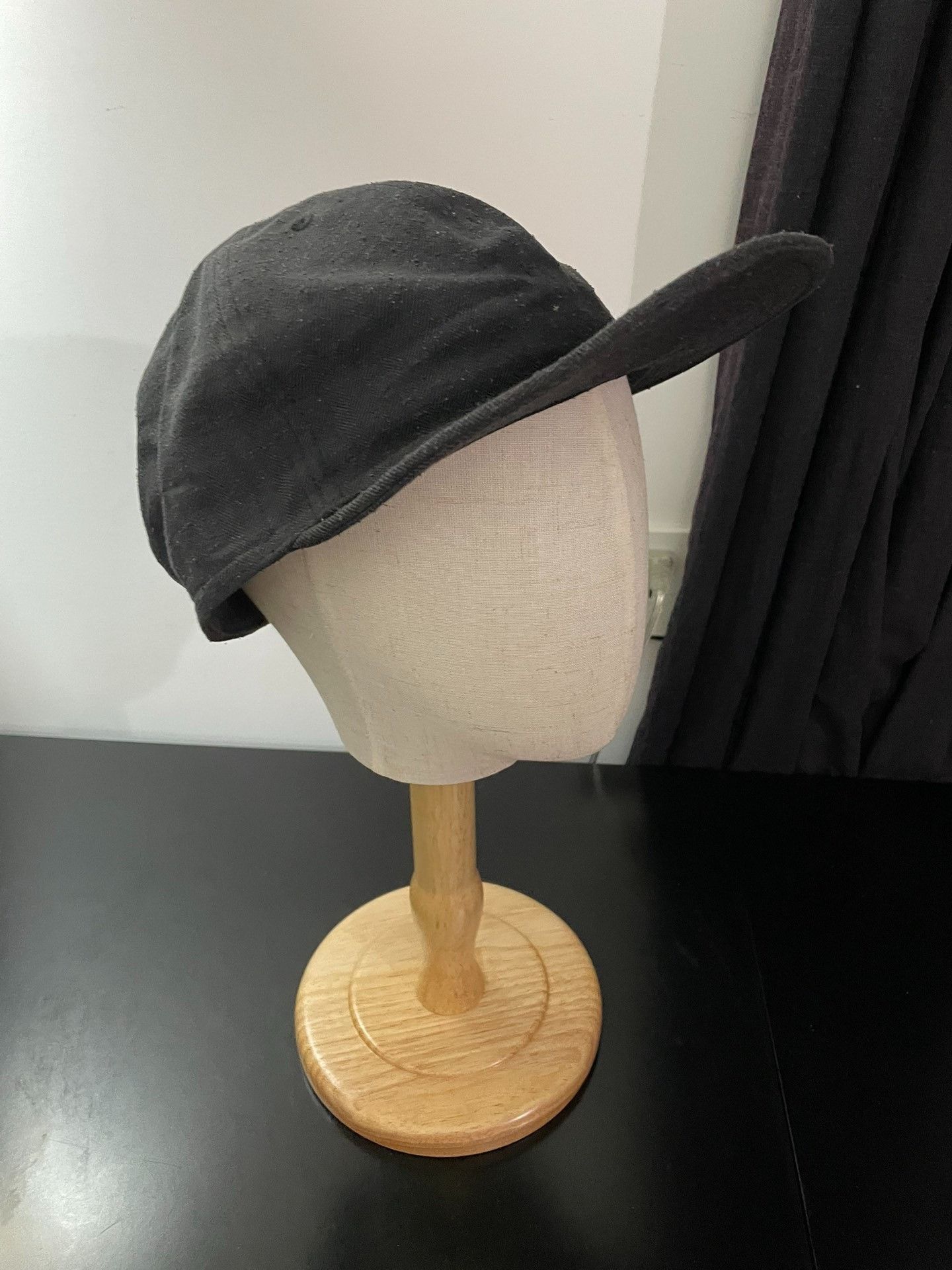 PHIGVEL MAKERS & Co. Phigvel Makers Black Linen Mechanic Cap Size ONE SIZE - 1 Thumbnail