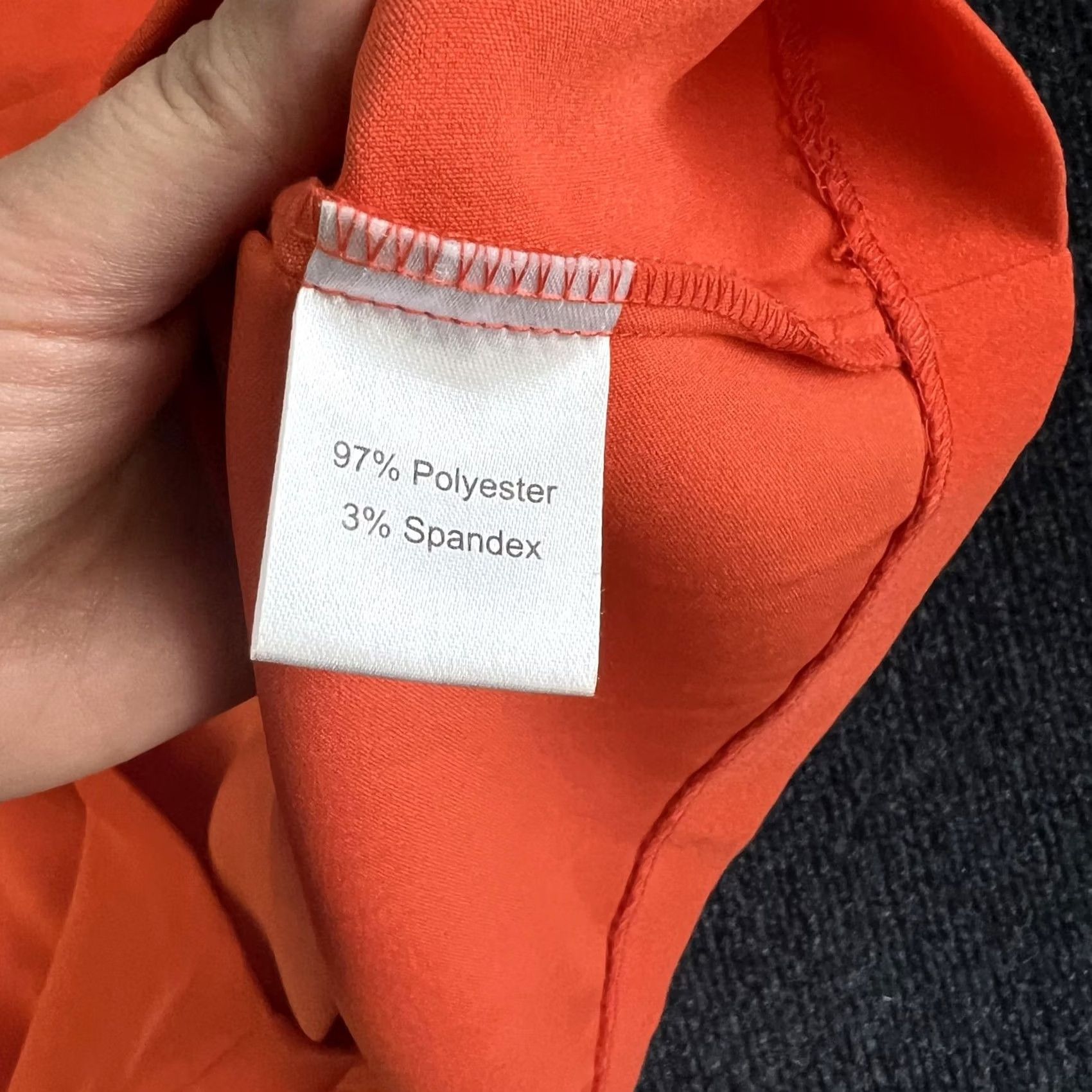 Vintage Cameo Dress Womens Small Orange Cutout Cap Sleeve Sheath Mini Party Cocktail Size S / US 4 / IT 40 - 6 Thumbnail