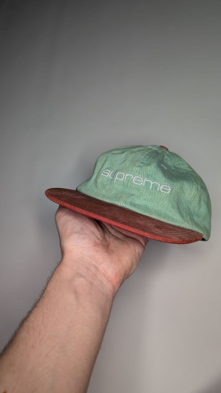 Supreme Supreme 2018 denim suede compact logo 6 panel cap Size ONE SIZE - 3 Thumbnail