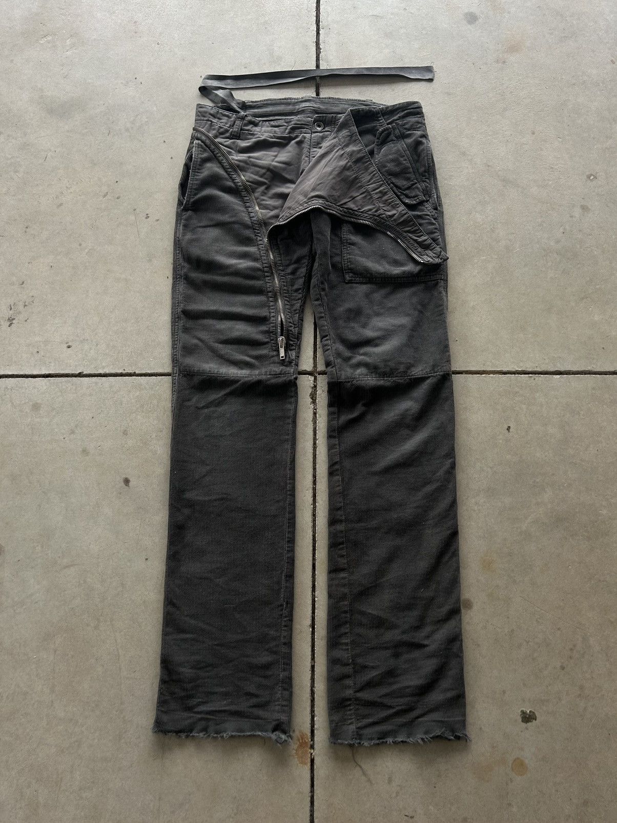 Rick Owens FW08 “Stag” double layer aircut pants Size US 30 / EU 46 - 5 Thumbnail