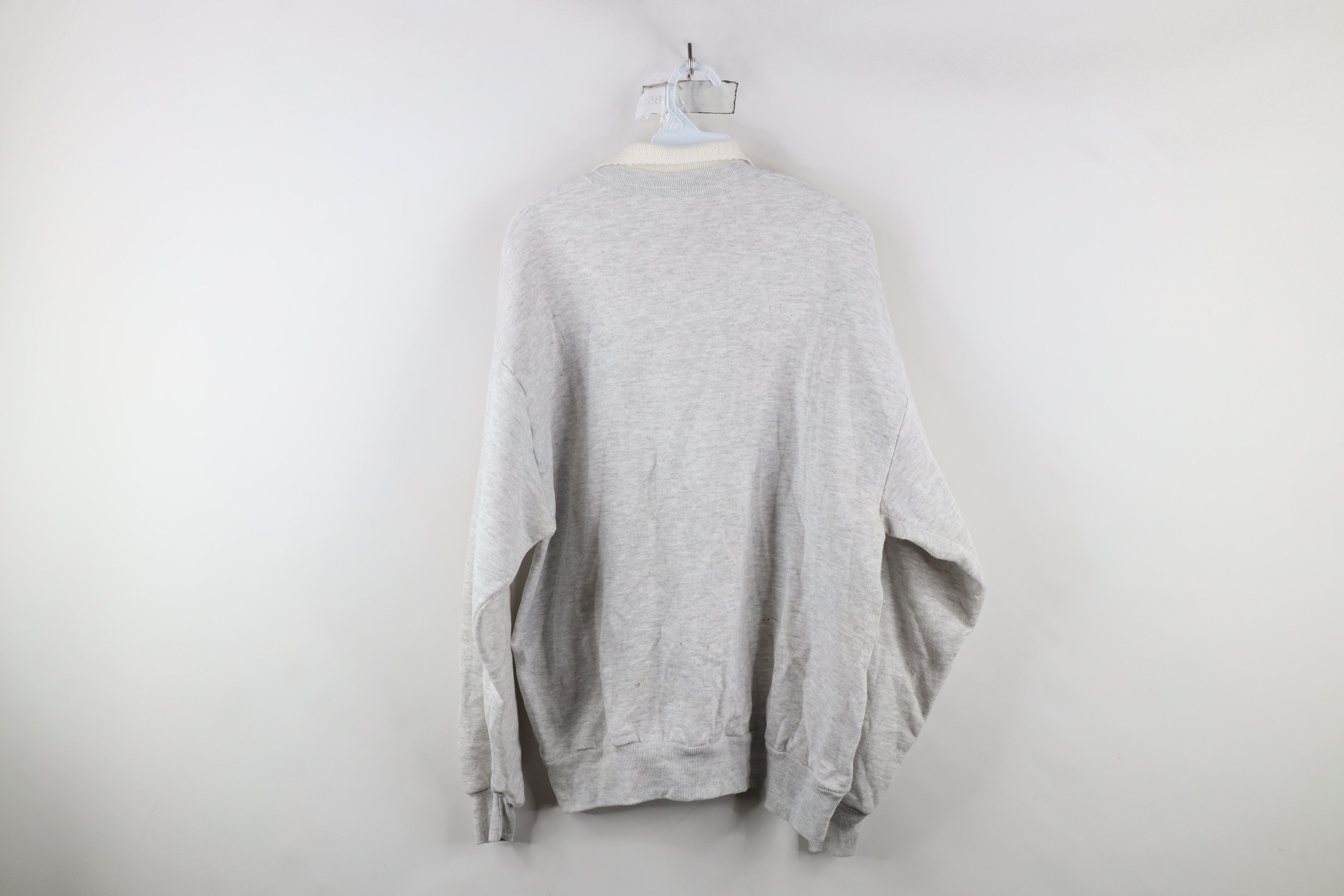 Vintage Vintage 90s Streetwear Nature Bird Collared Sweatshirt USA Size L / US 10 / IT 46 - 12 Thumbnail