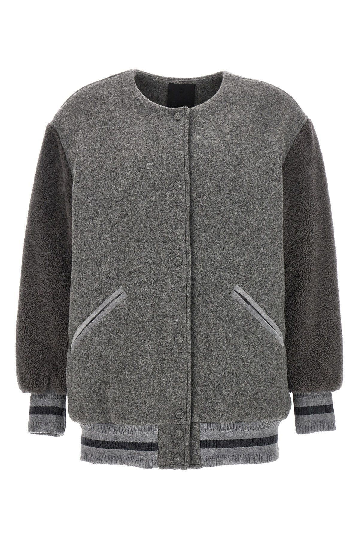 Givenchy o1y0925 Bomber Jacket in Gray Size S / US 4 / IT 40 - 1 Thumbnail