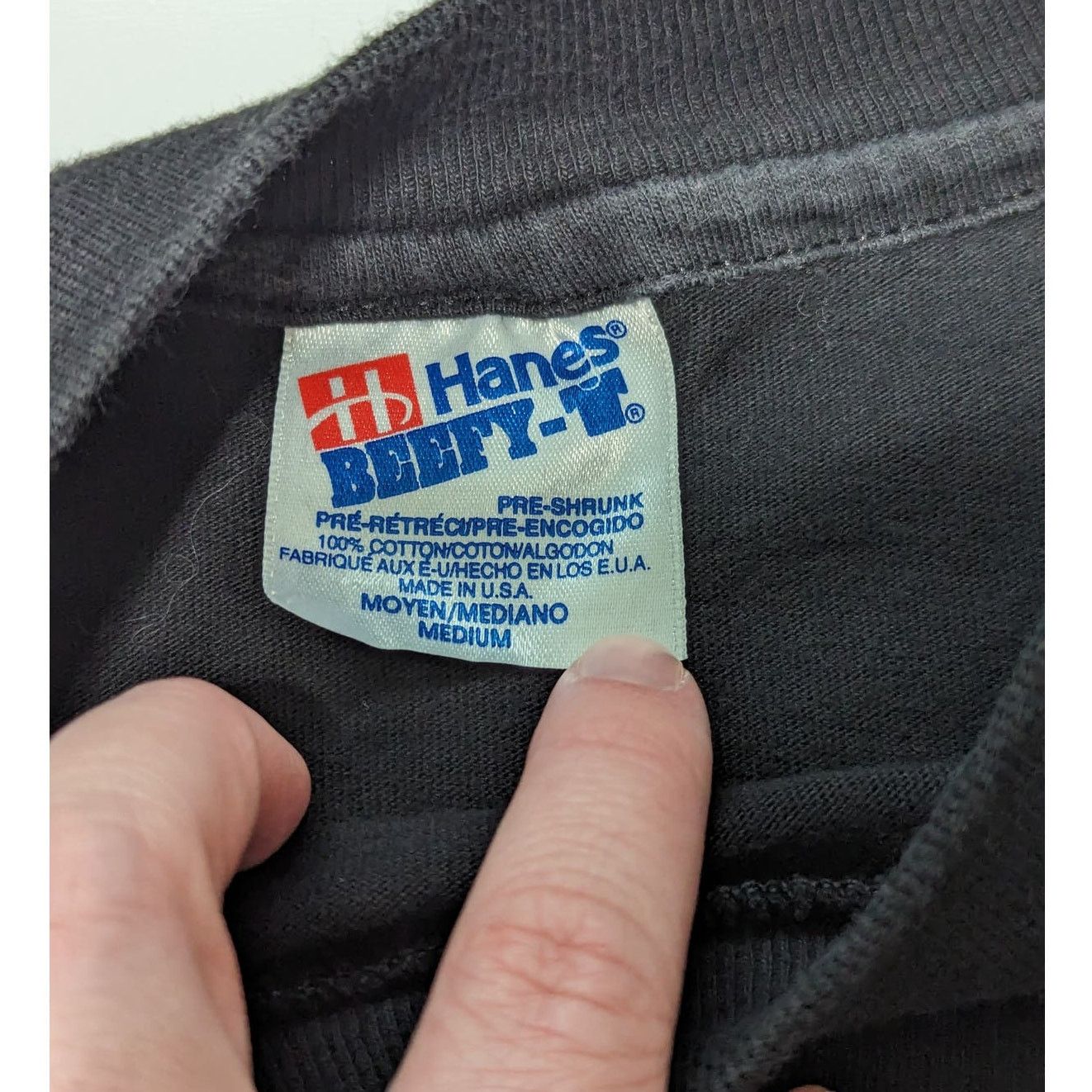 Hanes × Vintage Vintage Single Stitch New Mexico Tee Shirt Black Bright USA Size US M / EU 48-50 / 2 - 6 Thumbnail