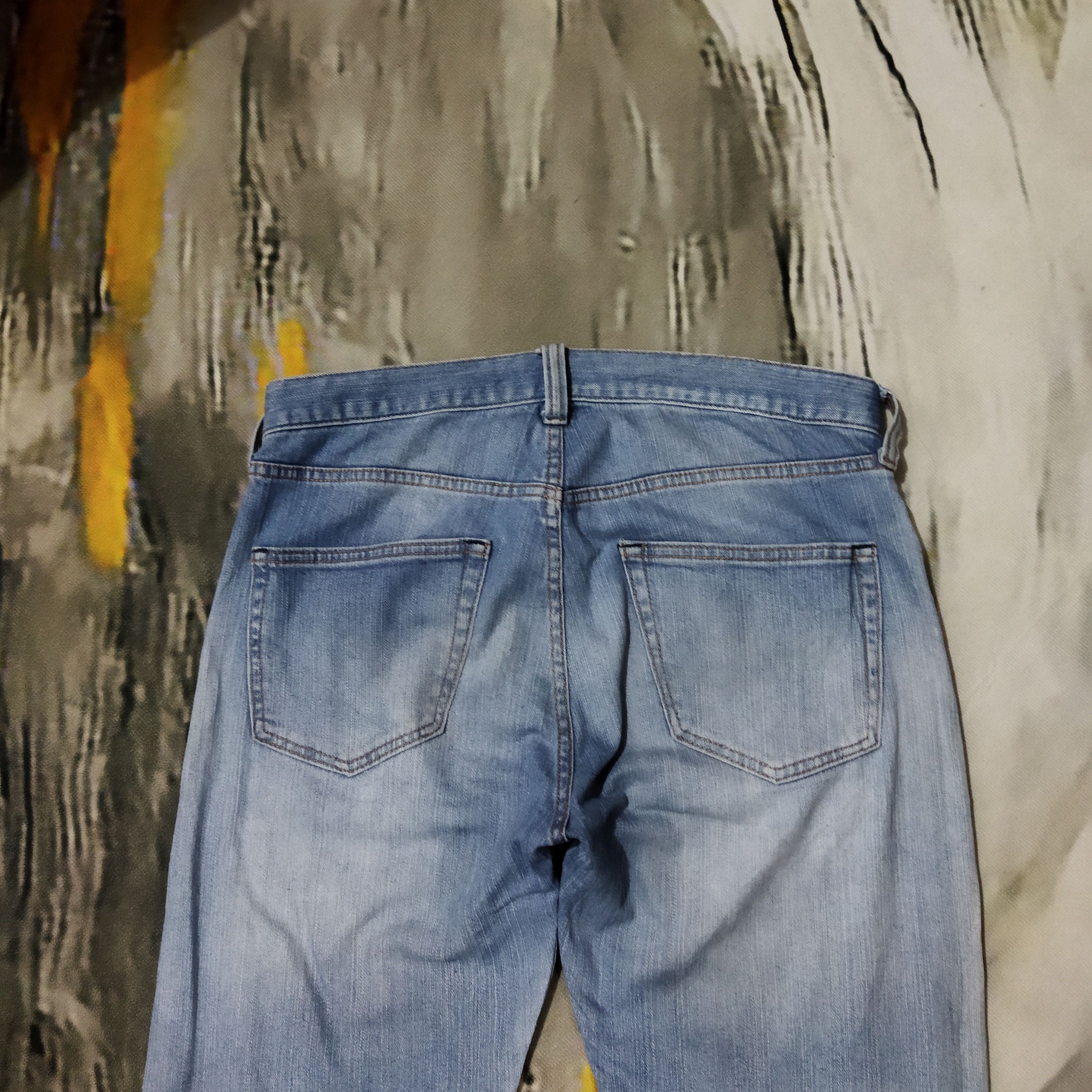Japanese Brand G/DENIM DISTRESSED FADED BLUE JEANS PANTS Size US 34 / EU 50 - 8 Thumbnail
