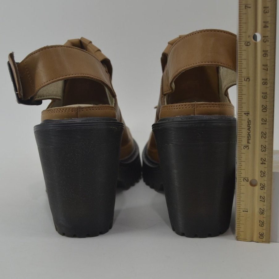Dr. Martens Dr. Martens Size 6 Seraphina Kiltie Slingback Platform Brown Size US 6 / IT 36 - 7 Thumbnail