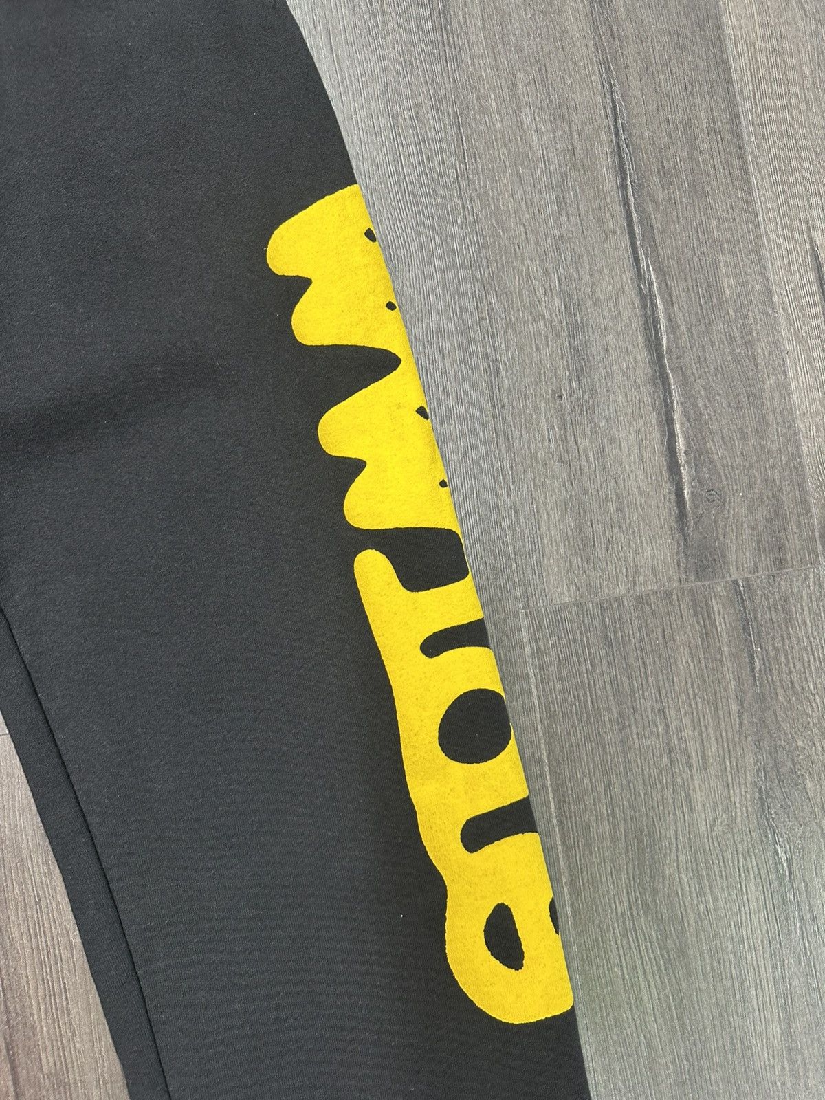 Sp5der Sp5der "Black/Yellow Beluga" Sweatpants size M Size US 32 / EU 48 - 2 Thumbnail