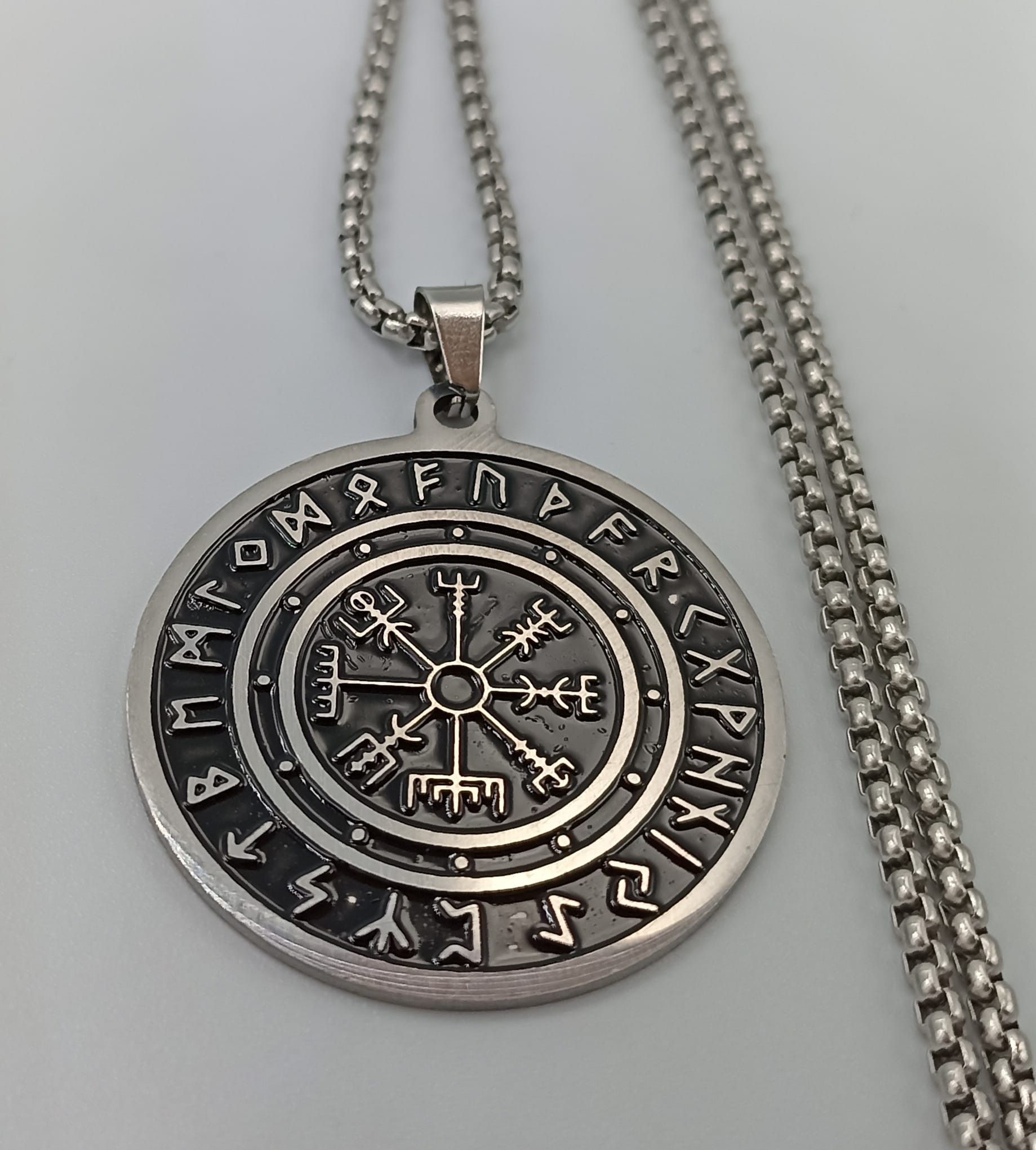 Other Silver New Nordic Viking Rune Necklace for Men and Women Size ONE SIZE - 2 Thumbnail