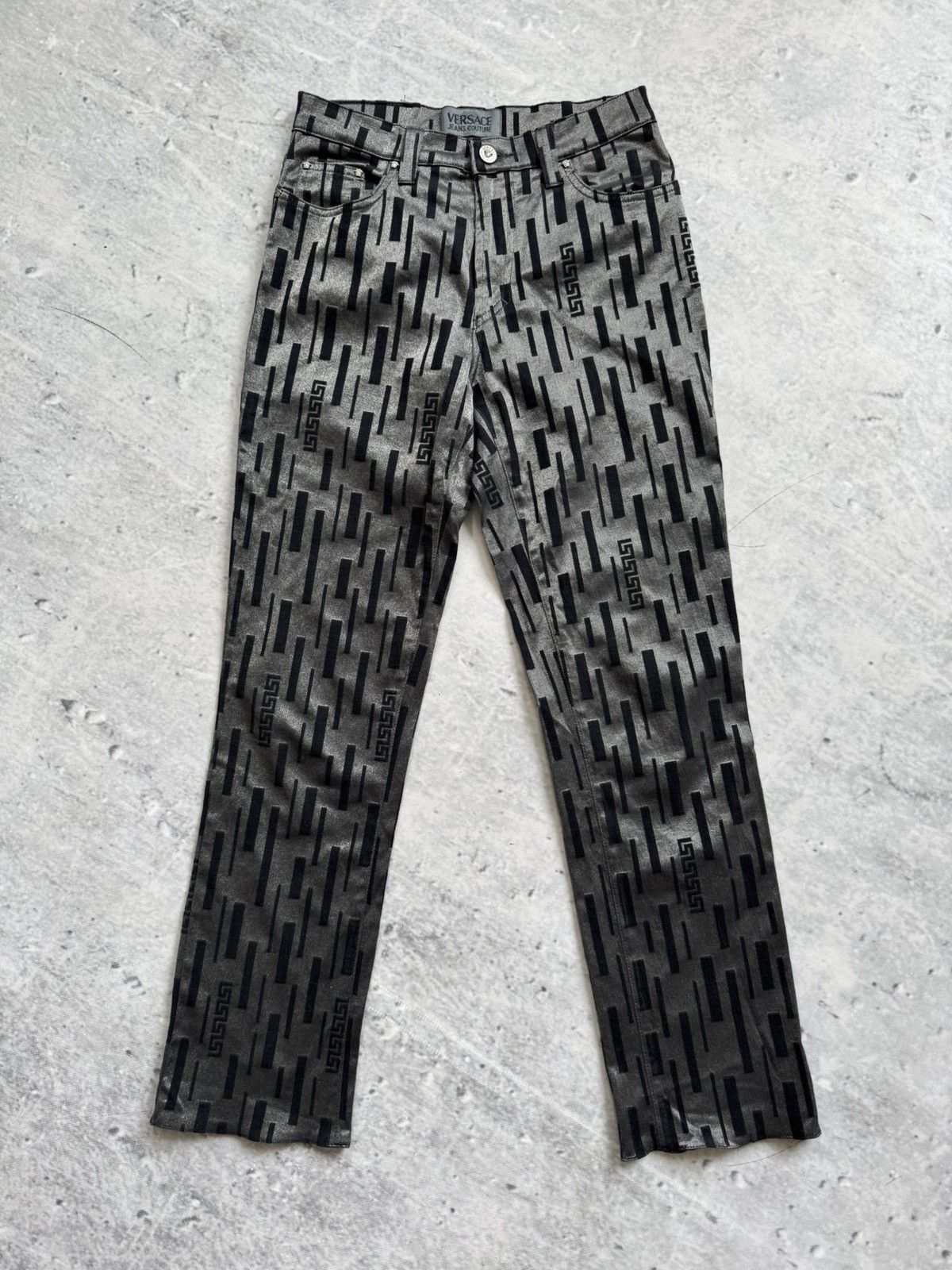 Versace × Vintage Versace 00s Jeans Couture awesome wmns pants luxury jeans Size 28" / US 6 / IT 42 - 1 Thumbnail
