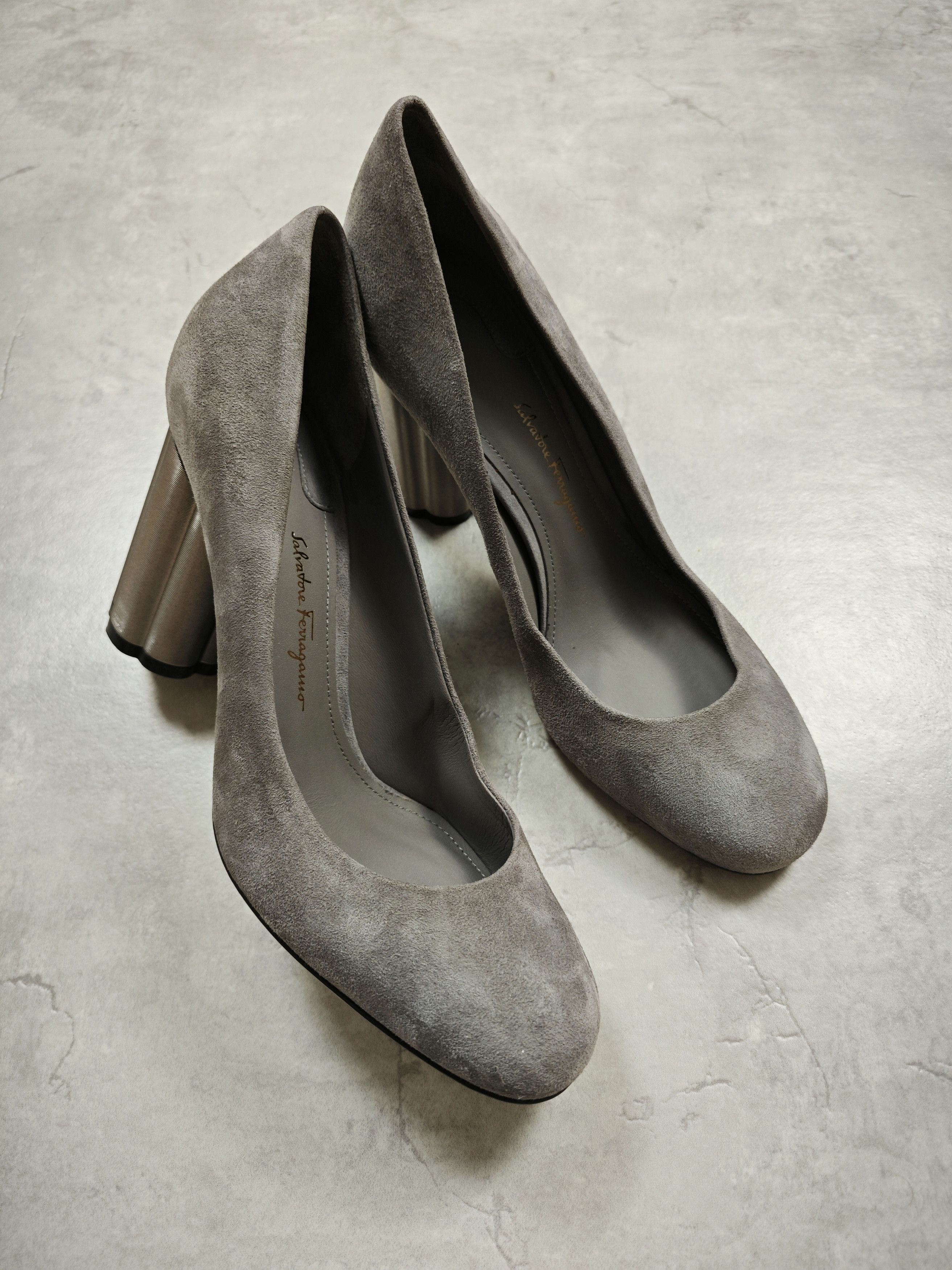 Salvatore Ferragamo Printed Leather Elydea Pumps | Grailed