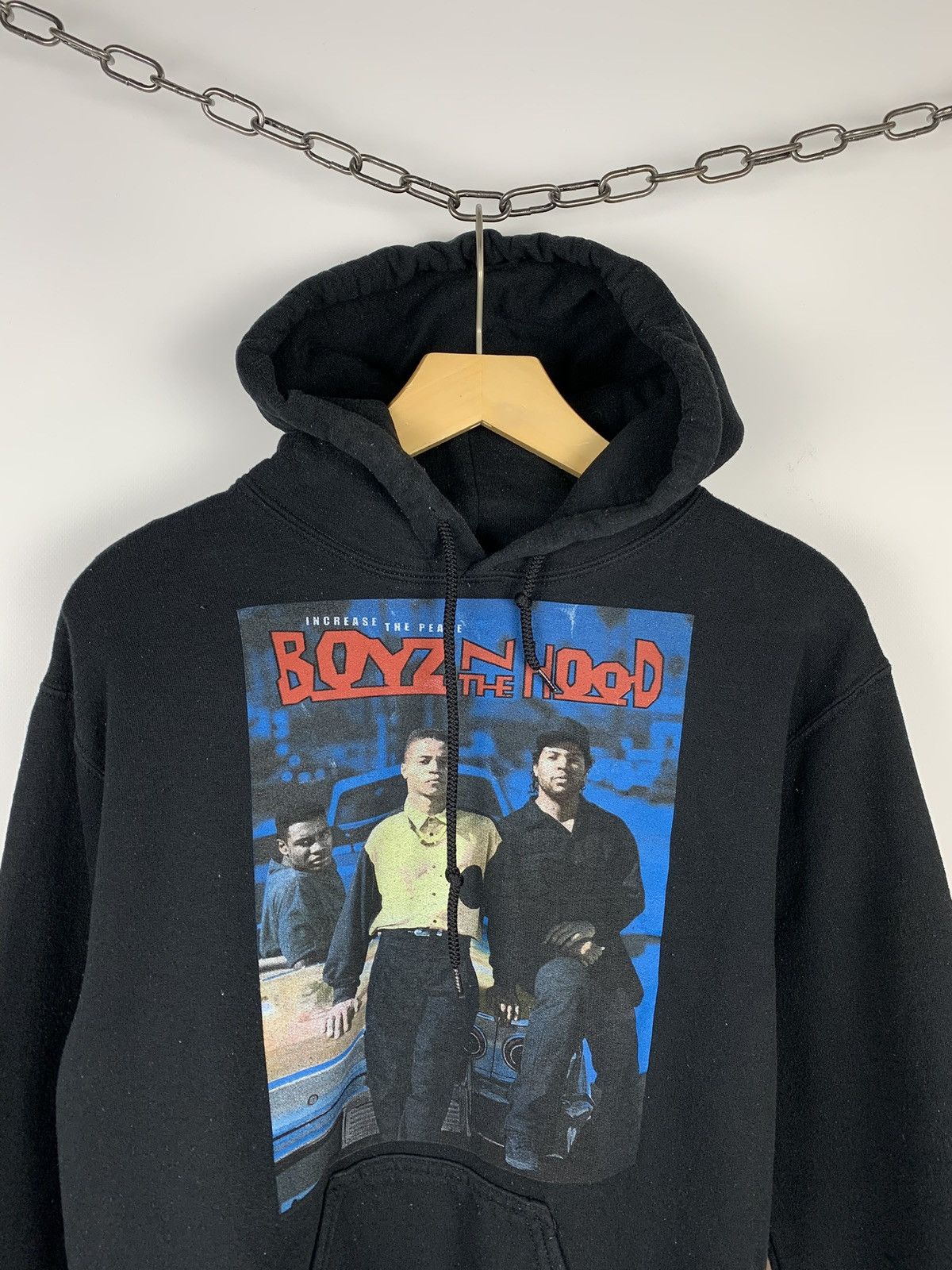 Rap Tees Vintage Ice Cube Hoodie Boys In The Hood Faded Black Hood Size US S / EU 44-46 / 1 - 2 Thumbnail