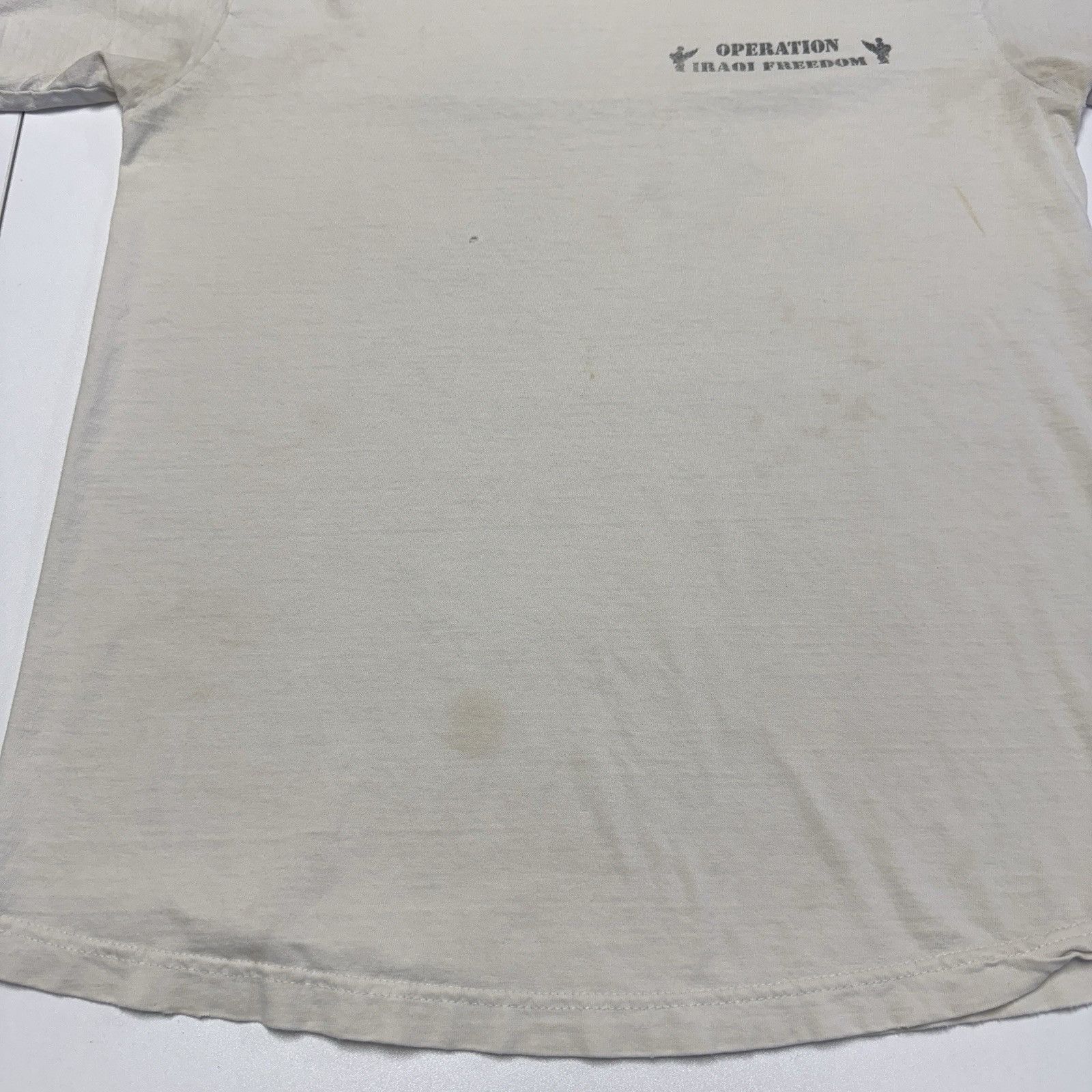 Vintage Vintage Operation Iraqi Freedom T Shirt White Adult Medium Size US M / EU 48-50 / 2 - 8 Thumbnail