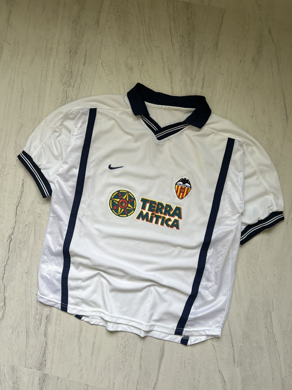 Nike Vintage Nike Valencia FC T90 Soccer Futbol Jersey Kit Size US XL / EU 56 / 4 - 2 Thumbnail