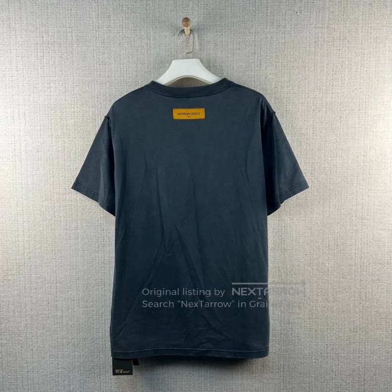 Louis Vuitton Louis Vuitton FW21 Solid Back Inverted Labeled Crew Neck S Size US XL / EU 56 / 4 - 3 Thumbnail