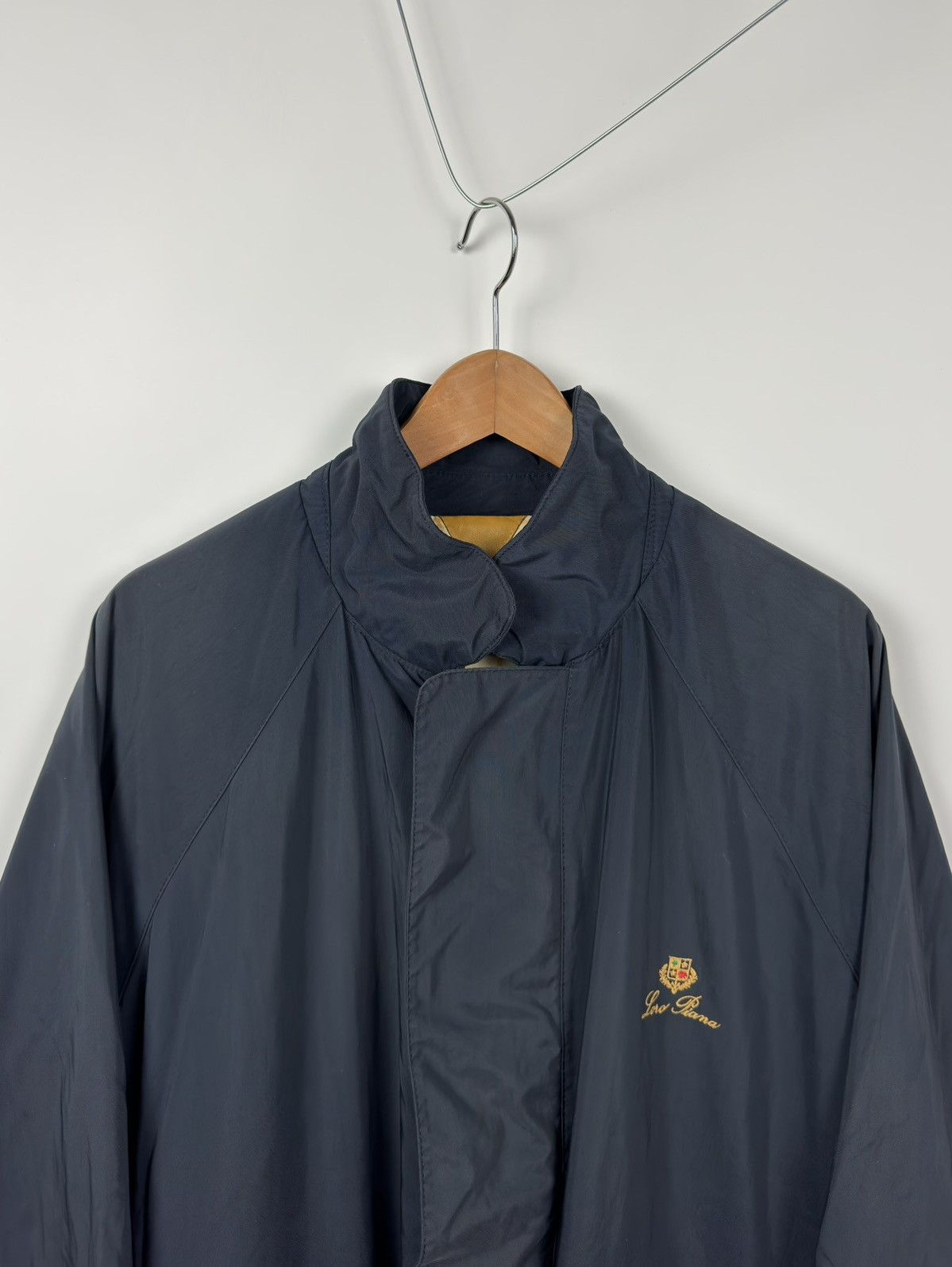 Loro Piana Loro Piana Vintage Navy Horsey Jacket Size US XL / EU 56 / 4 - 2 Thumbnail