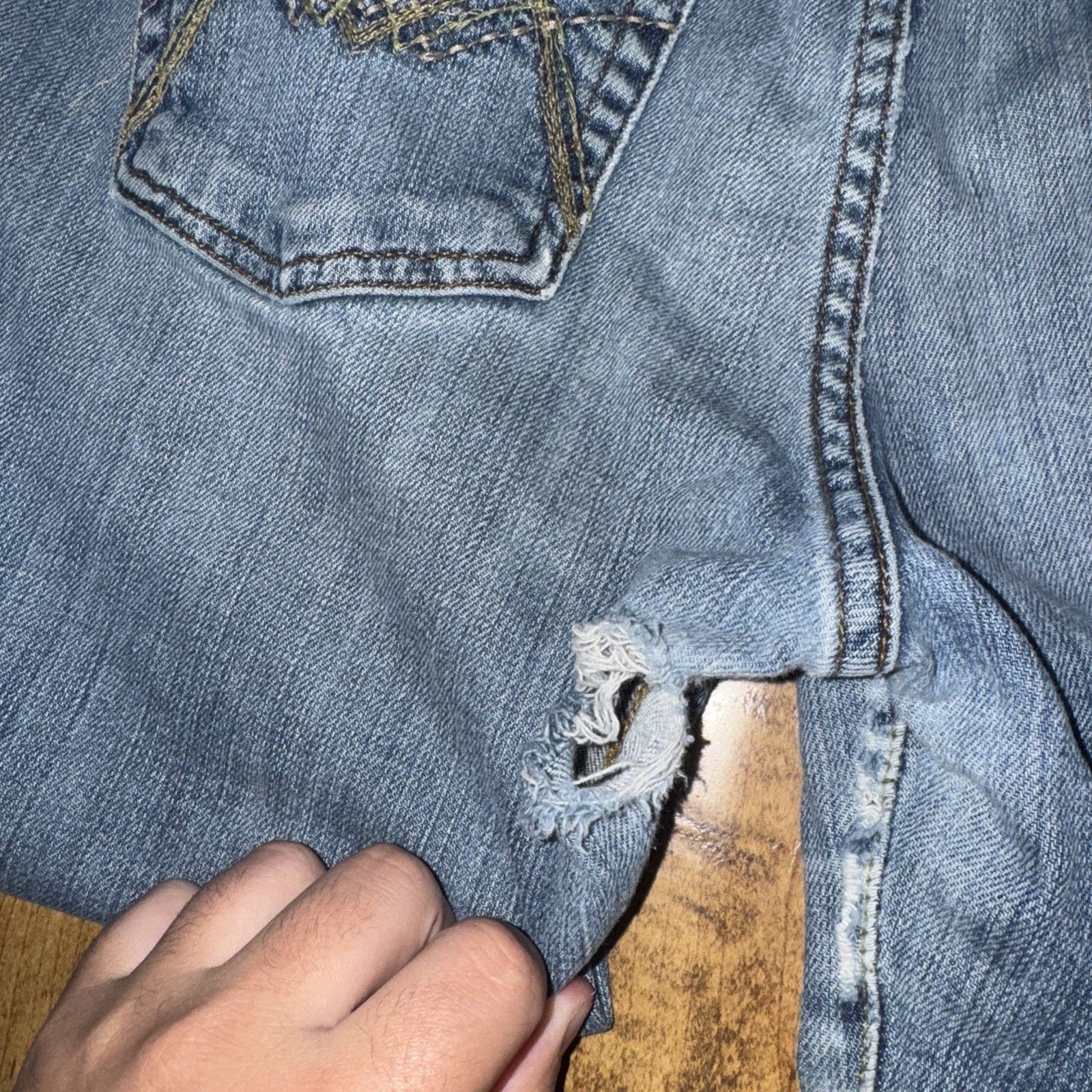 Lucky Brand × Vintage Vintage Lucky Brand By Gene Montesano Denim Jeans 34x32 Size US 34 / EU 50 - 9 Thumbnail