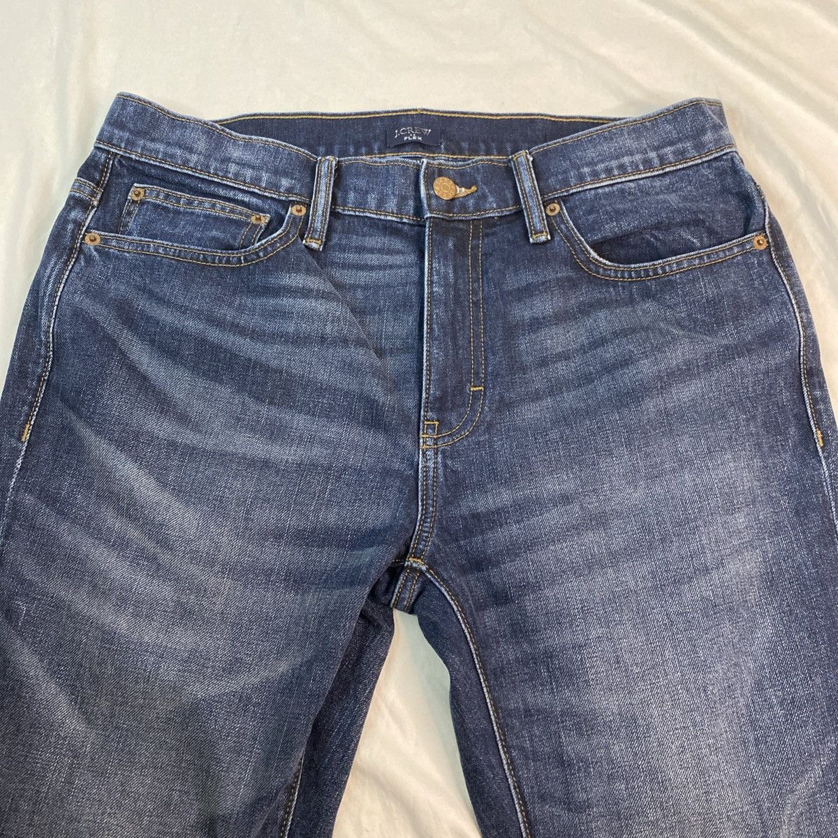 J.Crew J.Crew Slim Flex Men's Jeans Re-Imagined Sz 33x32, EUC Size US 33 - 3 Thumbnail