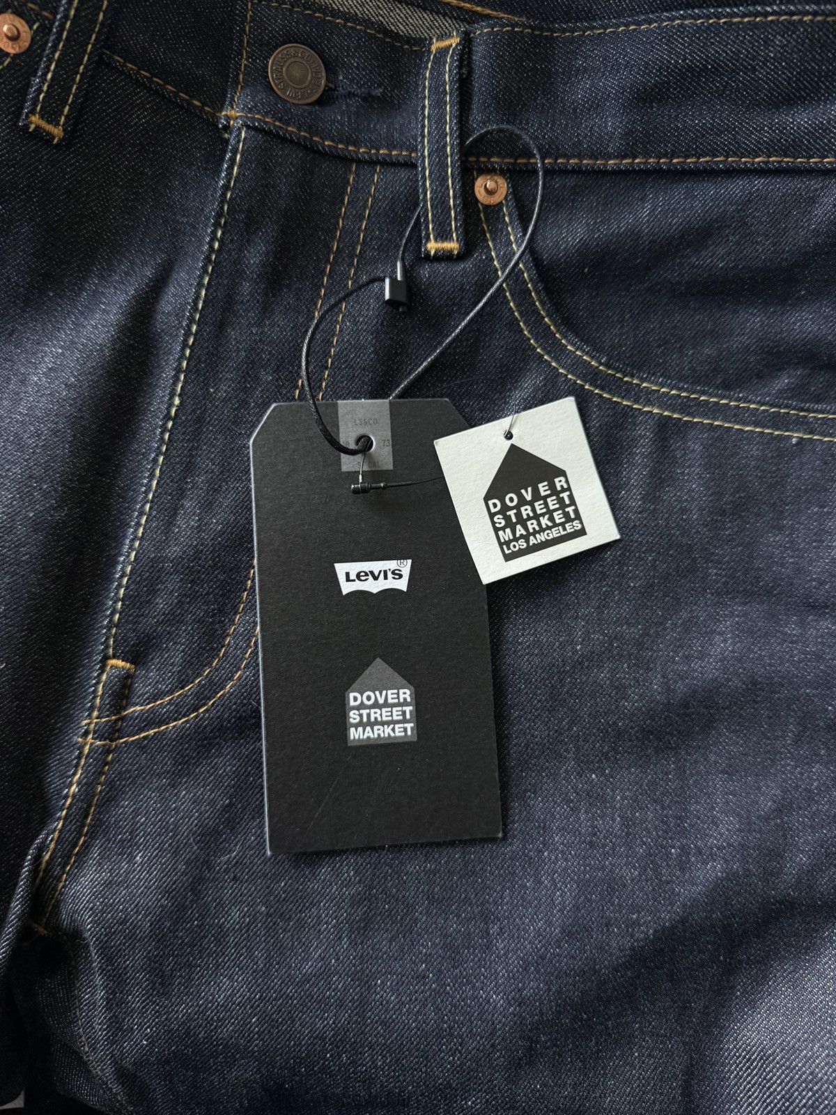 Levi's NEW LEVIS 505 Dover Street Market 20TH raw jeans made in SF Size US 32 / EU 48 - 4 Thumbnail