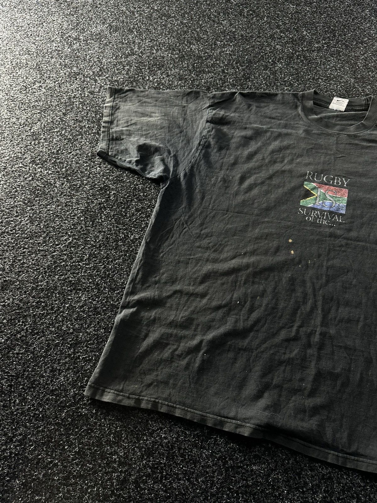 Nike × Vintage 🚨Nike Vintage T Shirt 80s! Big Logo tiger RUGBY USA Size US XXL / EU 58 / 5 - 12 Thumbnail