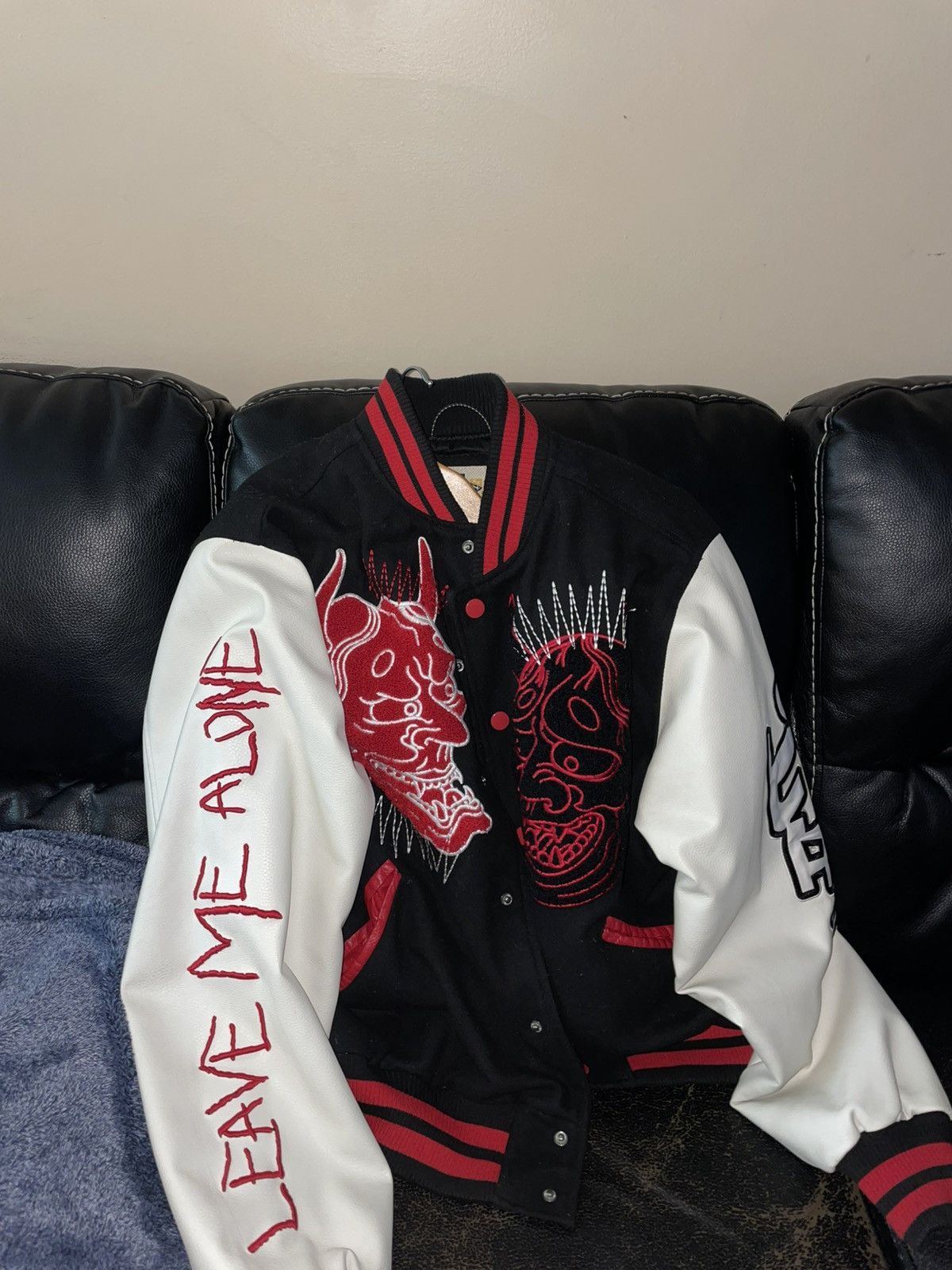 Smoke Rise Smoke Rise Oni Varsity Jacket Size US M / EU 48-50 / 2 - 3 Thumbnail