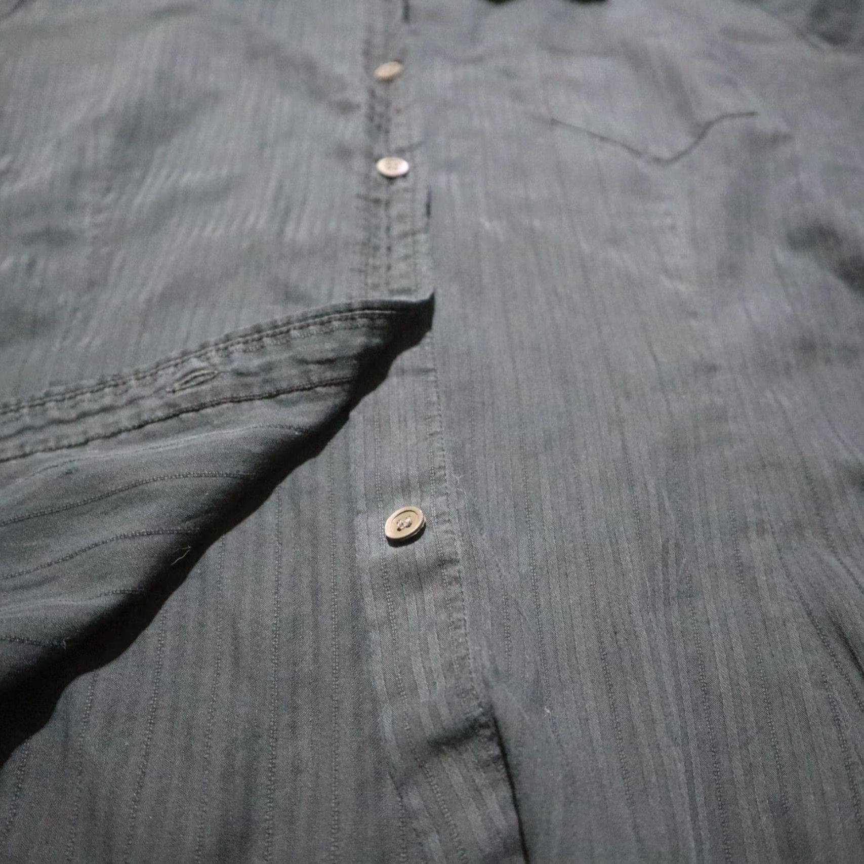 Vintage VINTAGE The Limited Blouse Shirt XL Black Button-Up Long Sleeve Women Size XL / US 12-14 / IT 48-50 - 2 Thumbnail