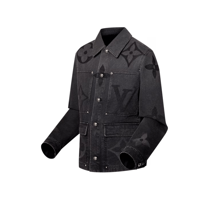 Louis Vuitton Monogram Denim Blouson Size US XXS / EU 40 - 2 Thumbnail