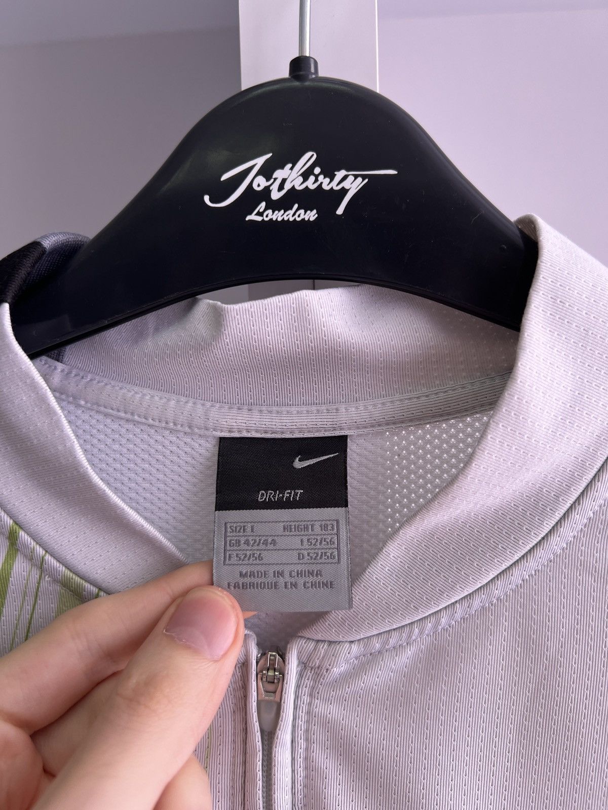Nike × Vintage Vintage Nike Dri Fit Tennis Jersey Size US L / EU 52-54 / 3 - 7 Thumbnail