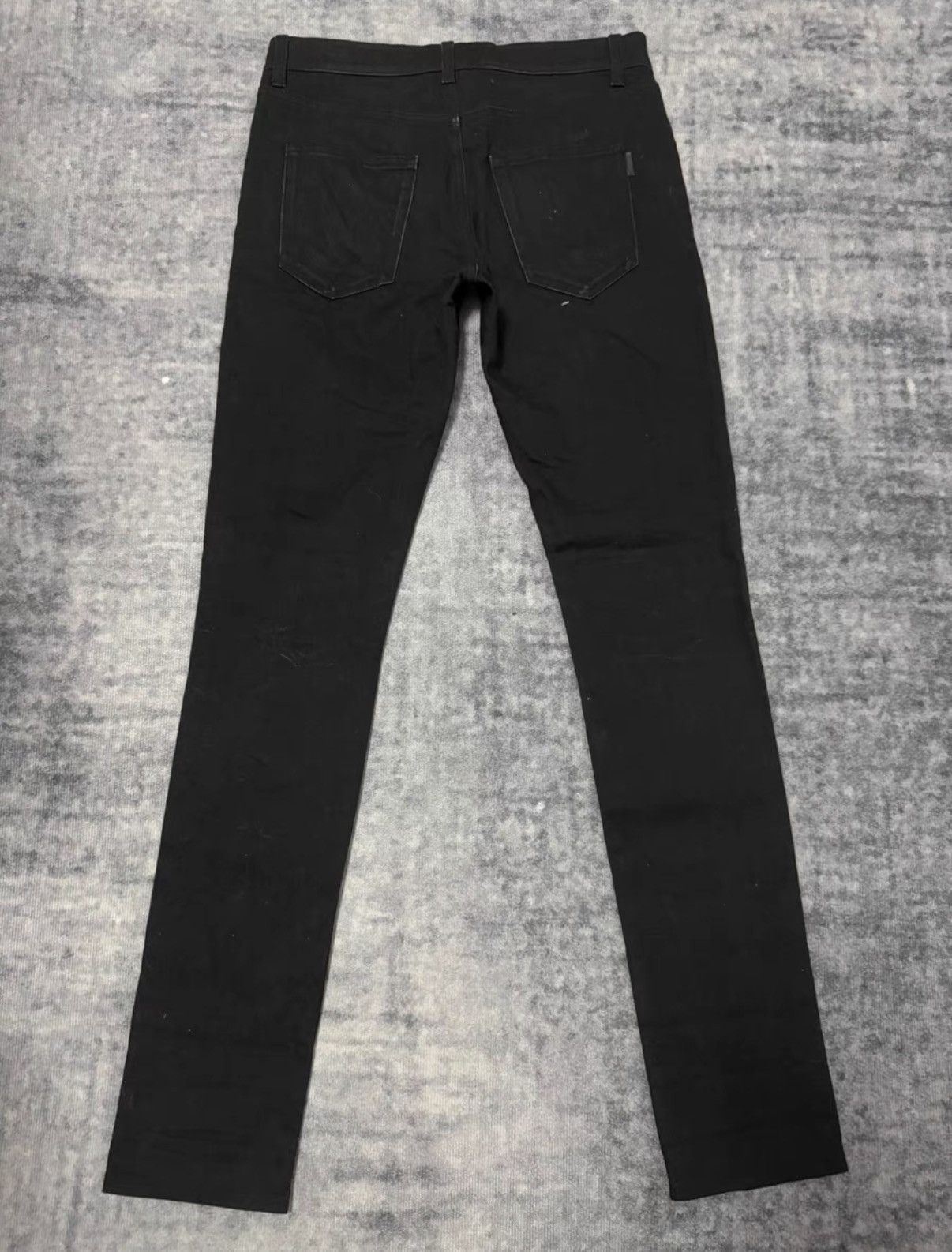 Saint Laurent Paris Saint Laurent (SLP) 18FW Runway Stretch Basic Denim Jeans Size US 30 / EU 46 - 2 Thumbnail