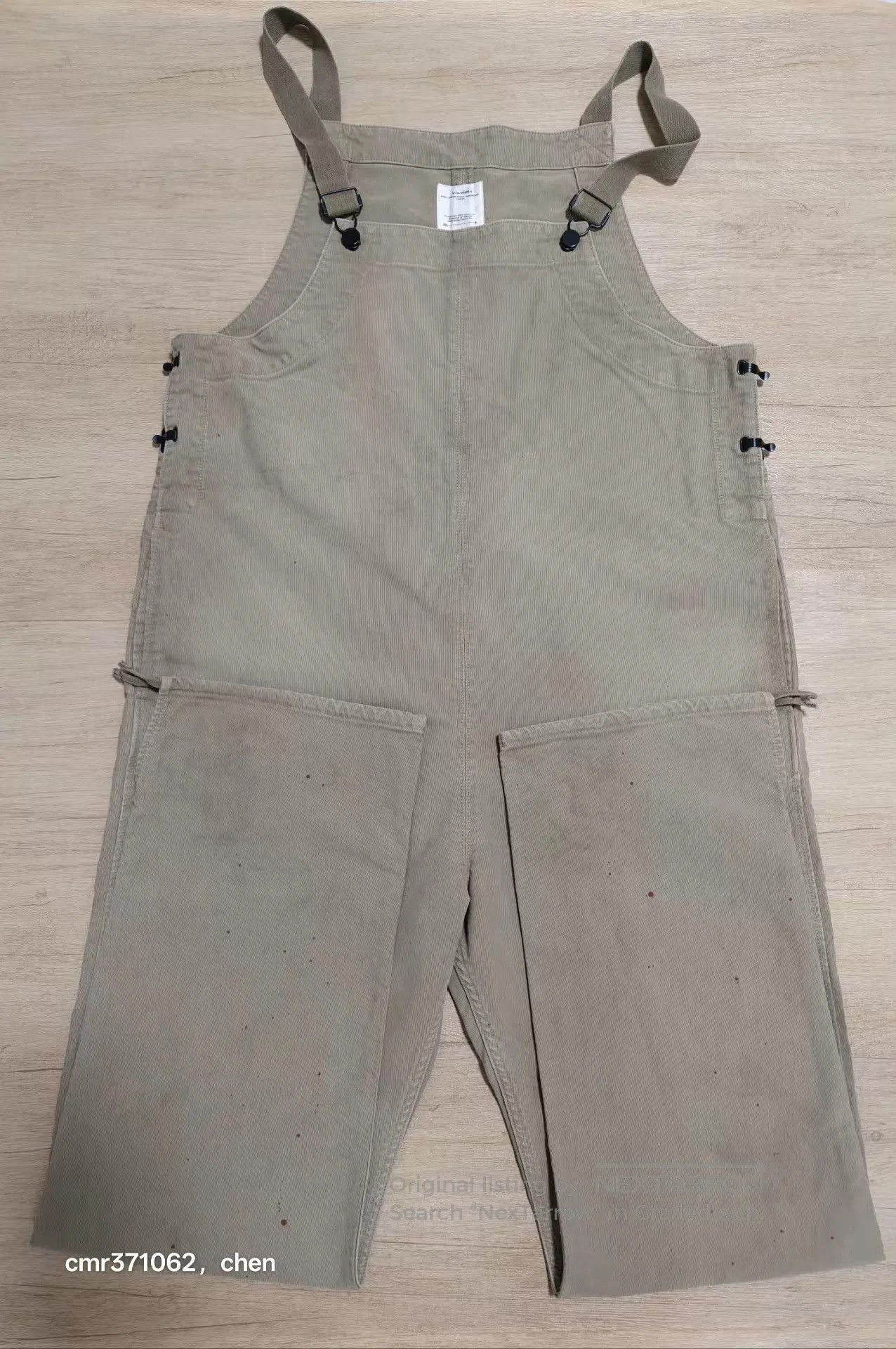 Visvim Green Overalls with Suspenders Size 34. Size US 34 / EU 50 - 1 Thumbnail