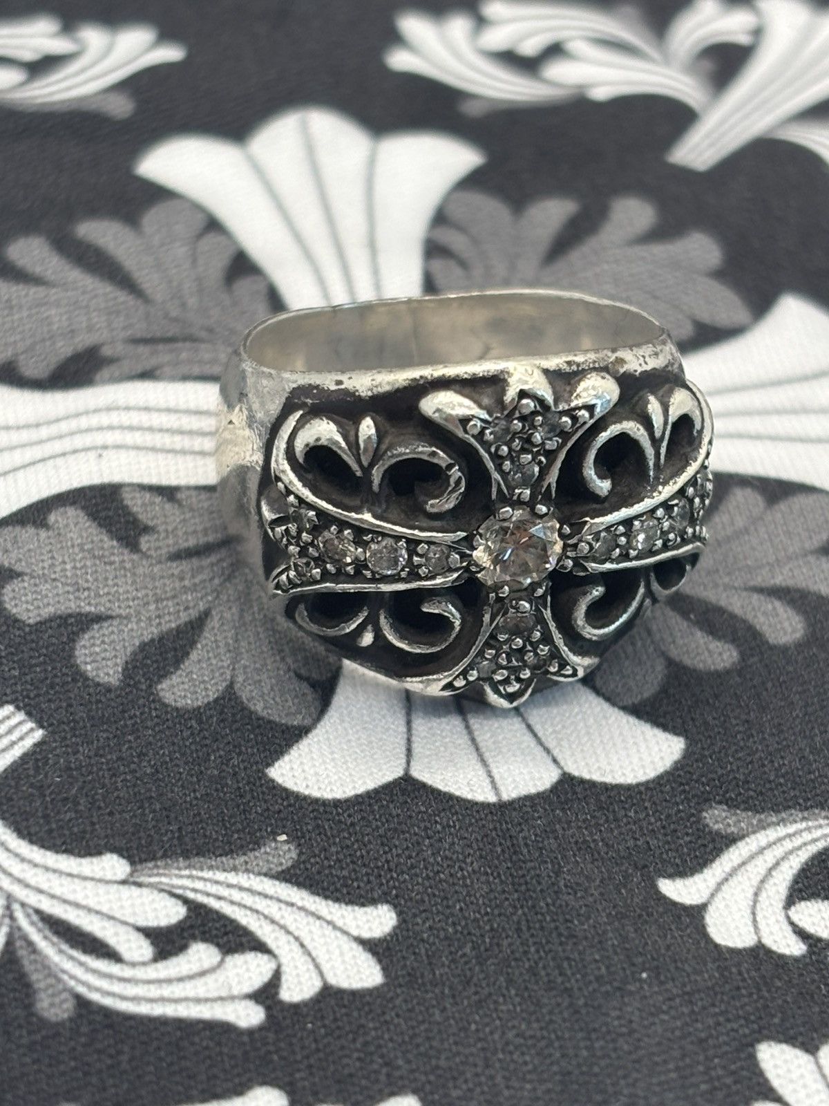 Chrome Hearts Chrome hearts diamond keeper ring Size ONE SIZE - 5 Thumbnail