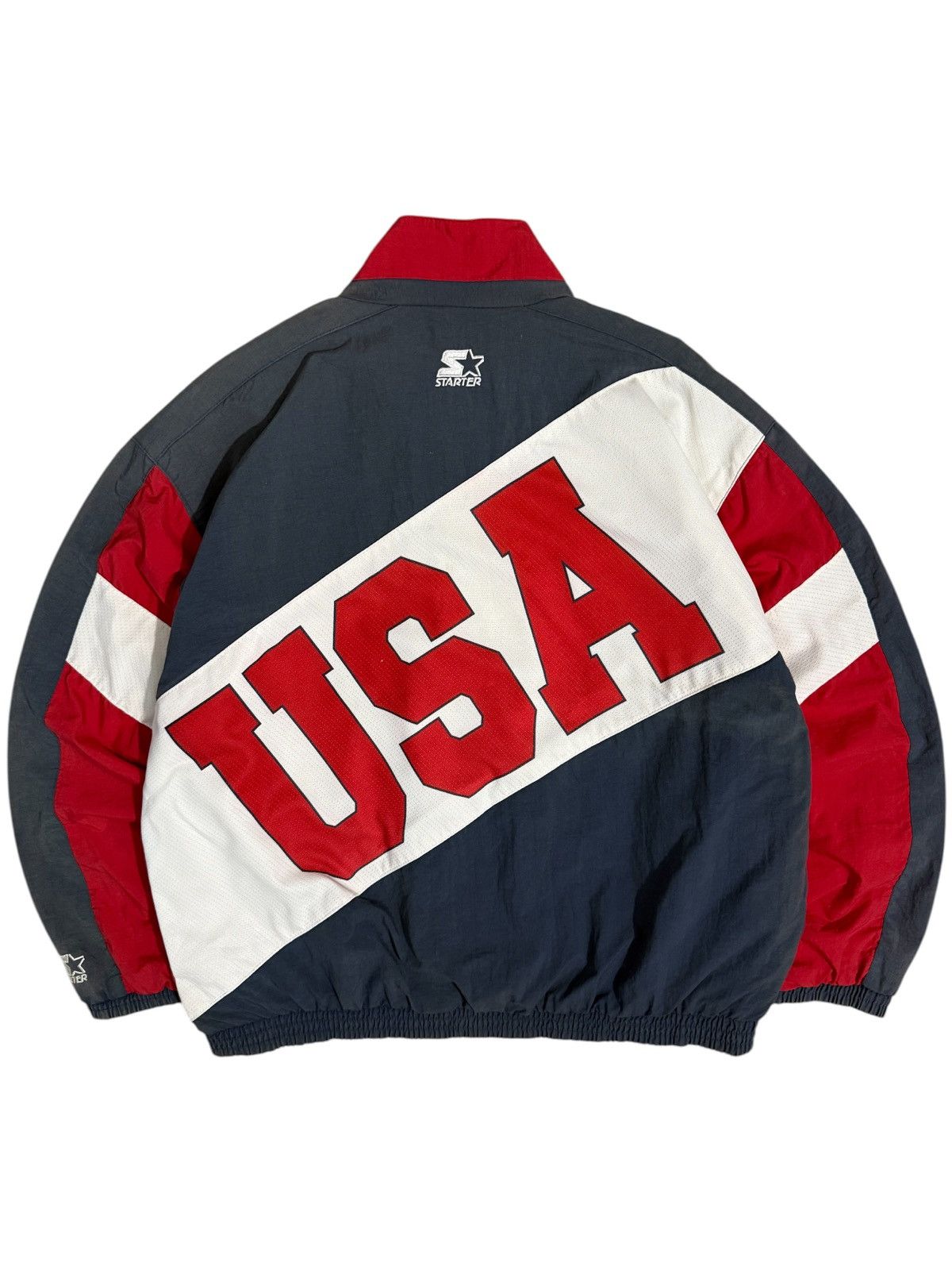 Starter Vintage sun faded atlanta 1996 olympic games starter jacket Size US XL / EU 56 / 4 - 1 Thumbnail