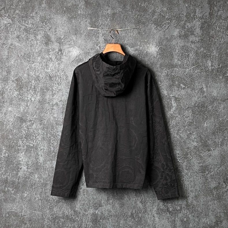 Versace Versace Dark drawstring hooded sweatshirt jacket Size US M / EU 48-50 / 2 - 2 Thumbnail