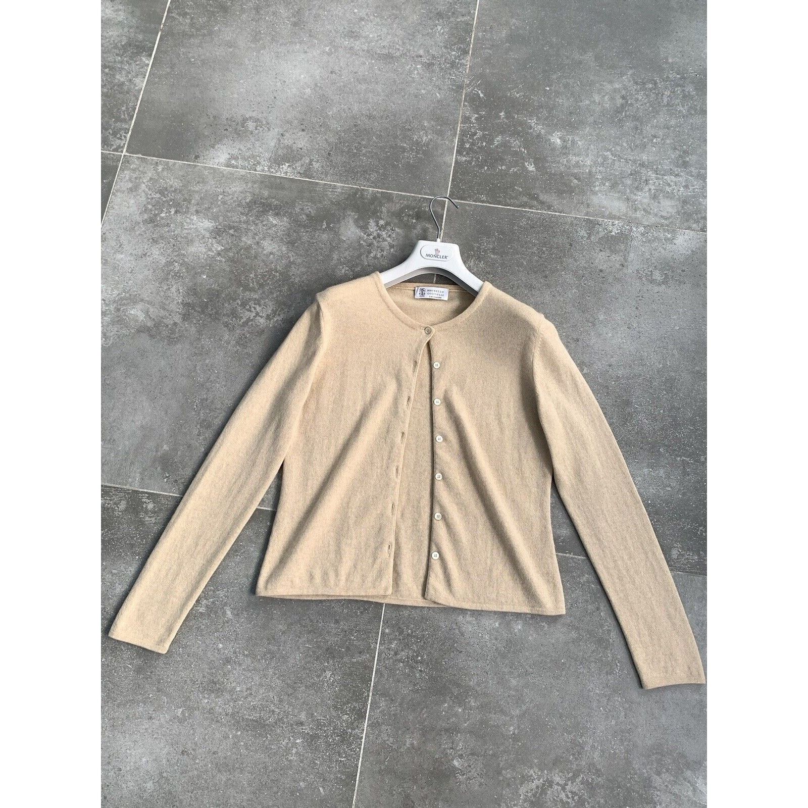 Brunello Cucinelli Women's BRUNELLO CUCINELLI CASHMERE Cardigan Sweater SZ S-M Size M / US 6-8 / IT 42-44 - 1 Thumbnail
