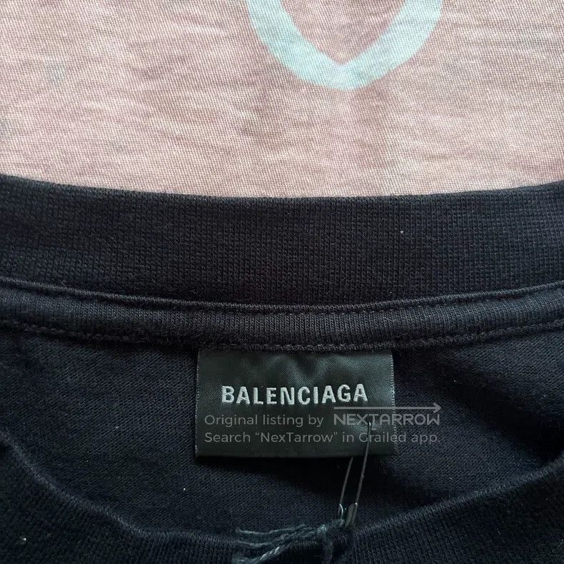 Balenciaga Balenciaga Black Aged Graffiti Coca-Cola Short Sleeve T-Sh Size US M / EU 48-50 / 2 - 5 Thumbnail