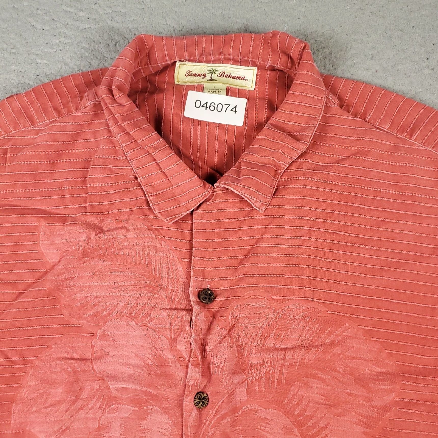 Tommy Bahama Tommy Bahama Shirt Mens L Red Hawaiian Button-Up Short Sleeve Size US L / EU 52-54 / 3 - 2 Thumbnail