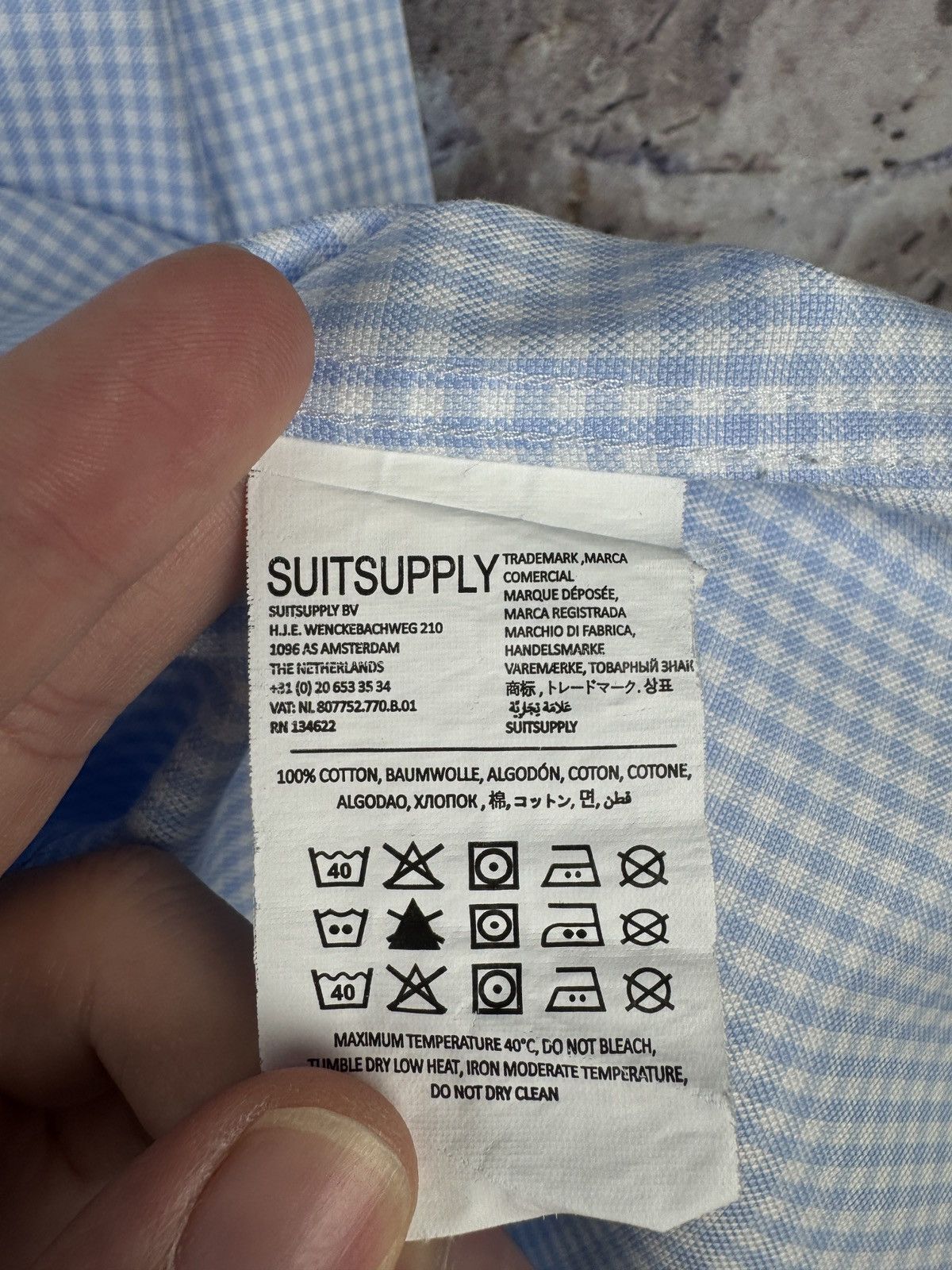 Suitsupply Suitsupply Shirt Button Up Tagged Size 39 / 15½ Men’s XL Size US XL / EU 56 / 4 - 7 Thumbnail