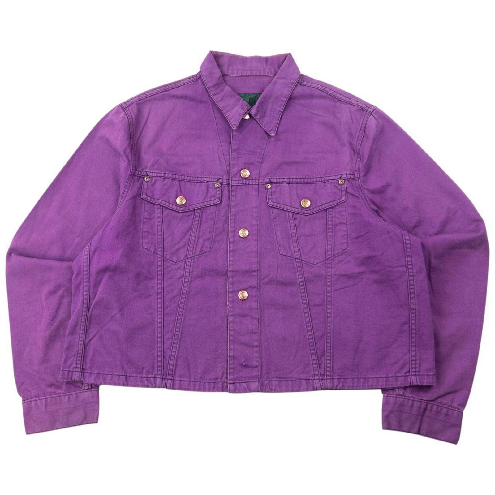 Jean Paul Gaultier Vintage 80s Gaultier Cropped Button Up Jacket Size XS Size XS / US 0-2 / IT 36-38 - 1 Thumbnail