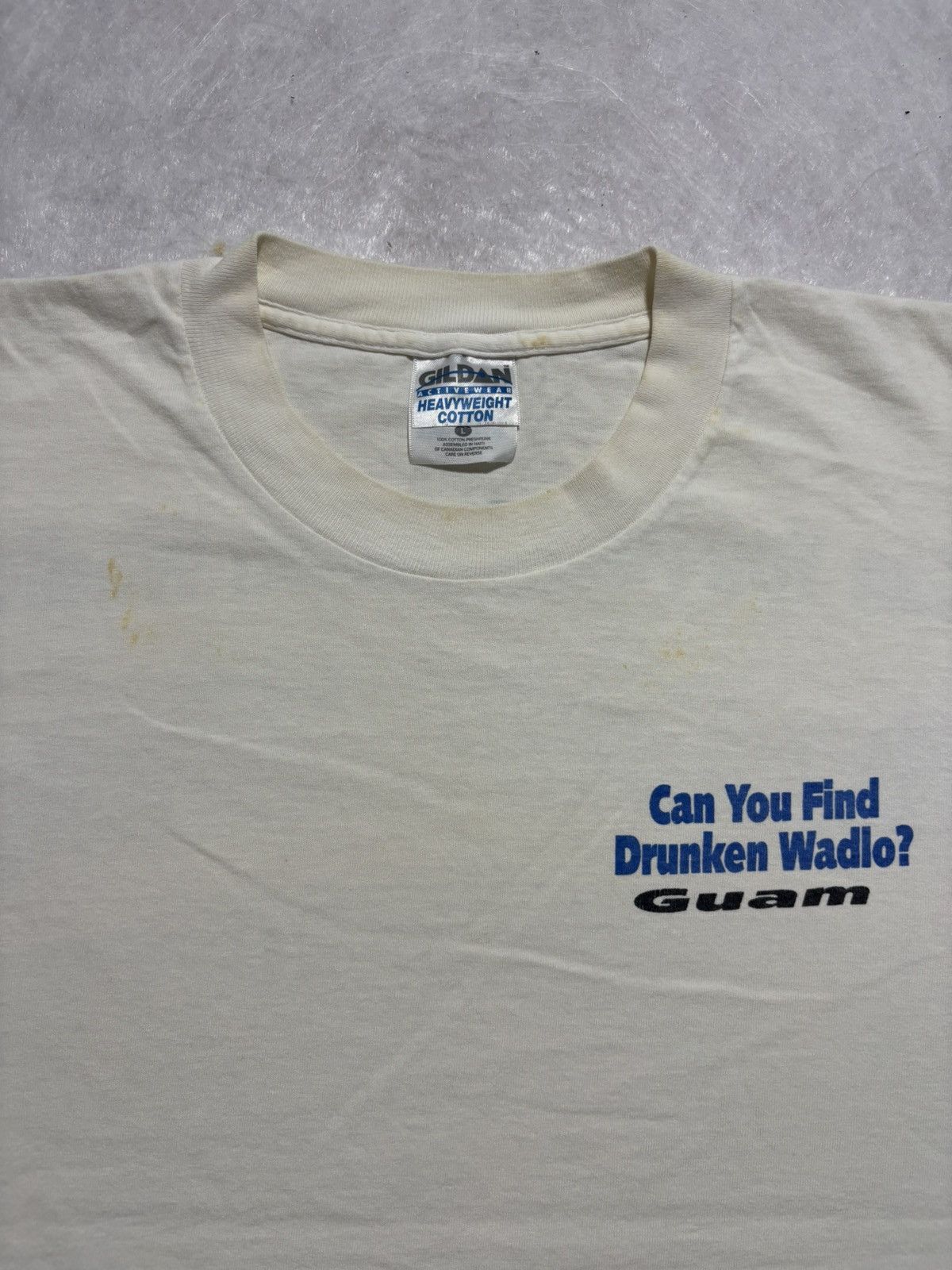 Vintage Vintage 90’s Can U Find Drunken Wadlo Tshirt Size US L / EU 52-54 / 3 - 4 Thumbnail
