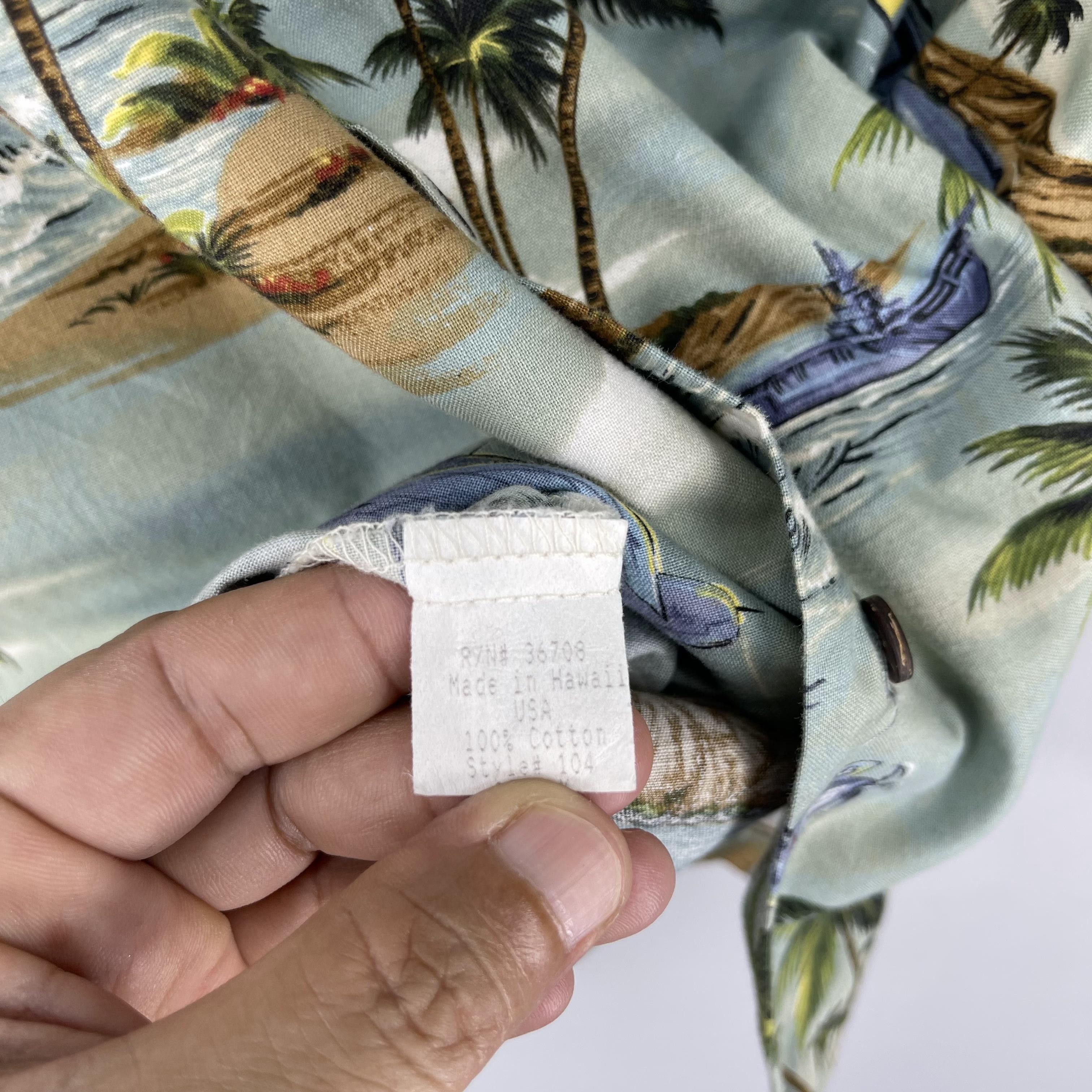 Vintage Vintage 90s Hawaiian Honolulu Beach American Flying Squad Size US M / EU 48-50 / 2 - 6 Thumbnail