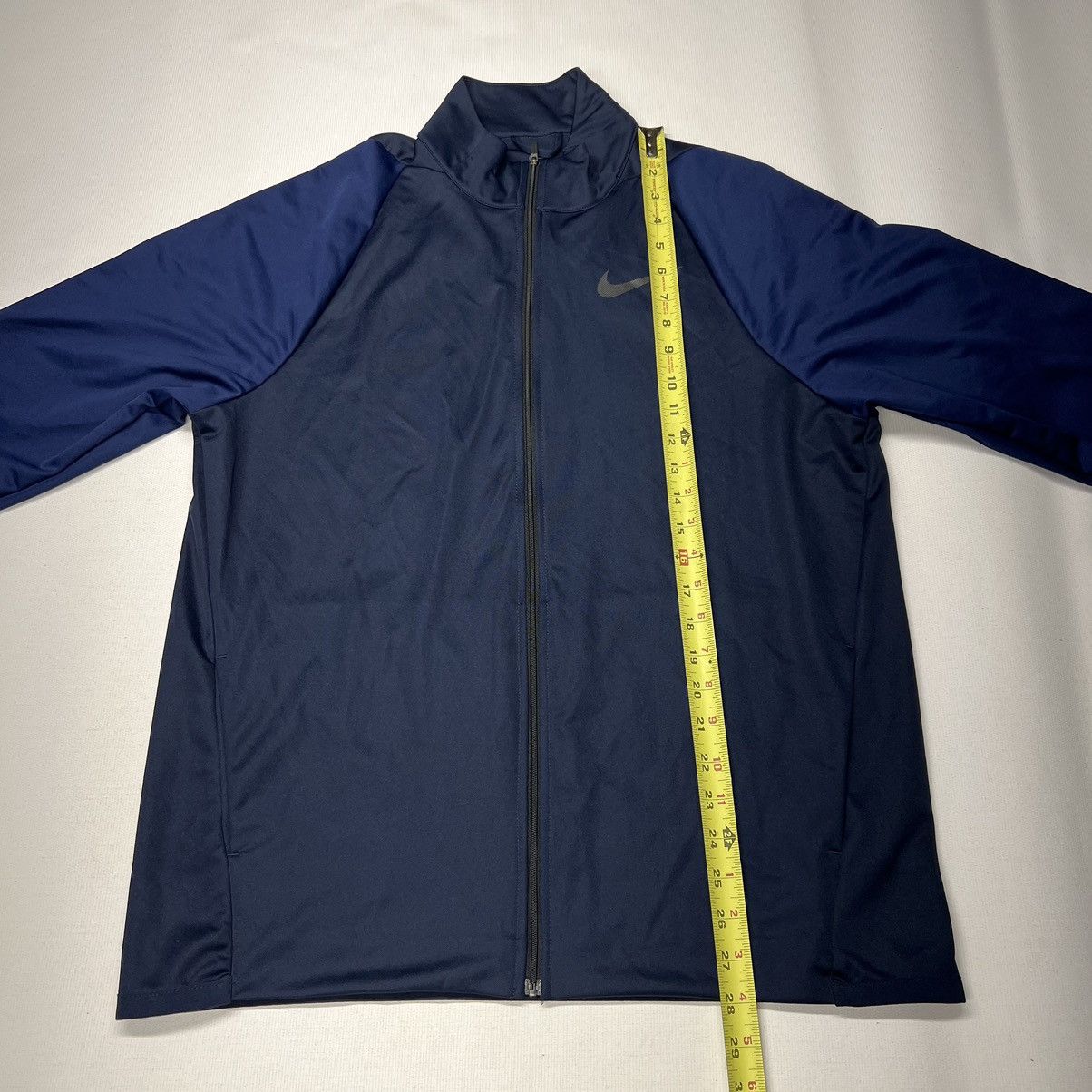 Nike Nike Dri Fit Jacket Zip Blue Fleece Swoosh Logo Active Size US M / EU 48-50 / 2 - 12 Thumbnail
