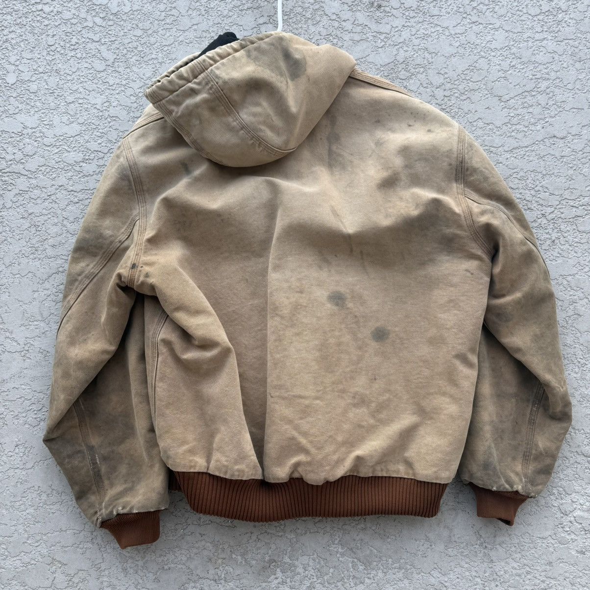 Carhartt Vintage Carhartt Workwear Hooded Jacket Size US XL / EU 56 / 4 - 2 Thumbnail