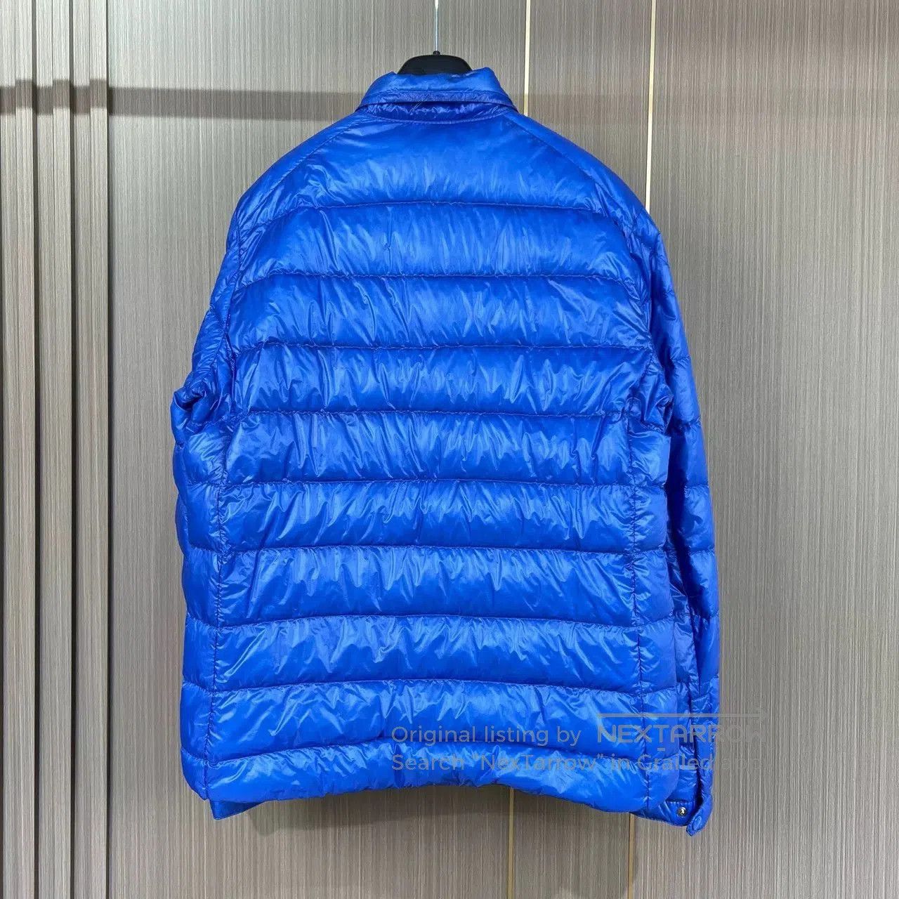 Moncler blue moncler down jacket with logo. Size US S / EU 44-46 / 1 - 2 Thumbnail