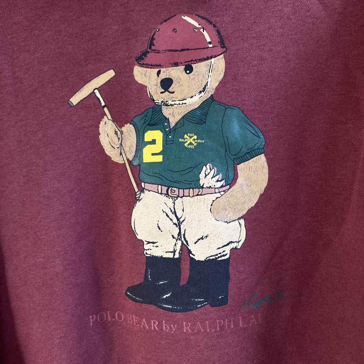 Polo Ralph Lauren × Ralph Lauren × Vintage Vintage Polo Bear ralph lauren pullover hoodie Size US M / EU 48-50 / 2 - 3 Thumbnail