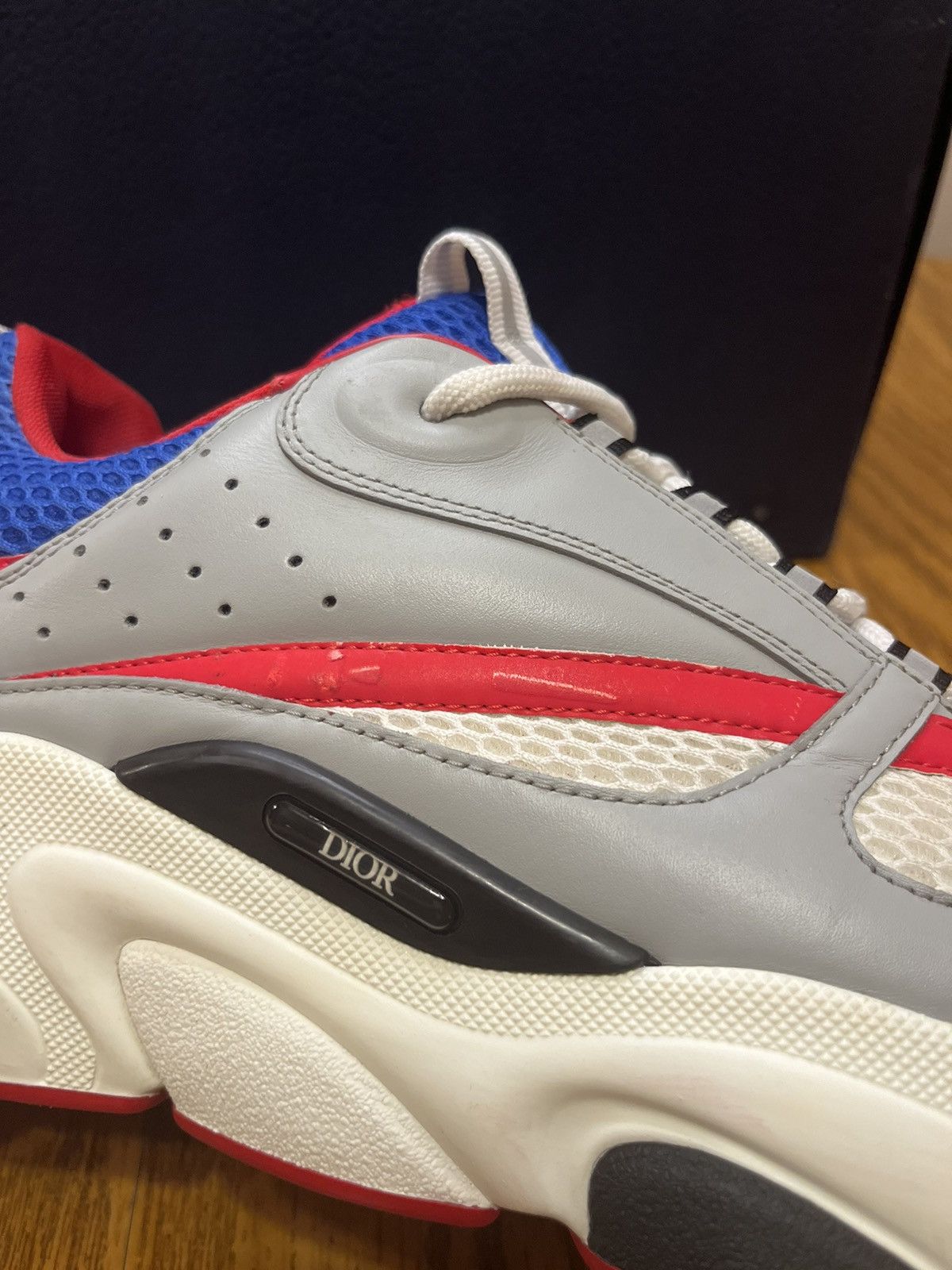 Dior Dior B22 Sneaker Red/Blue Size US 10 / EU 43 - 12 Thumbnail