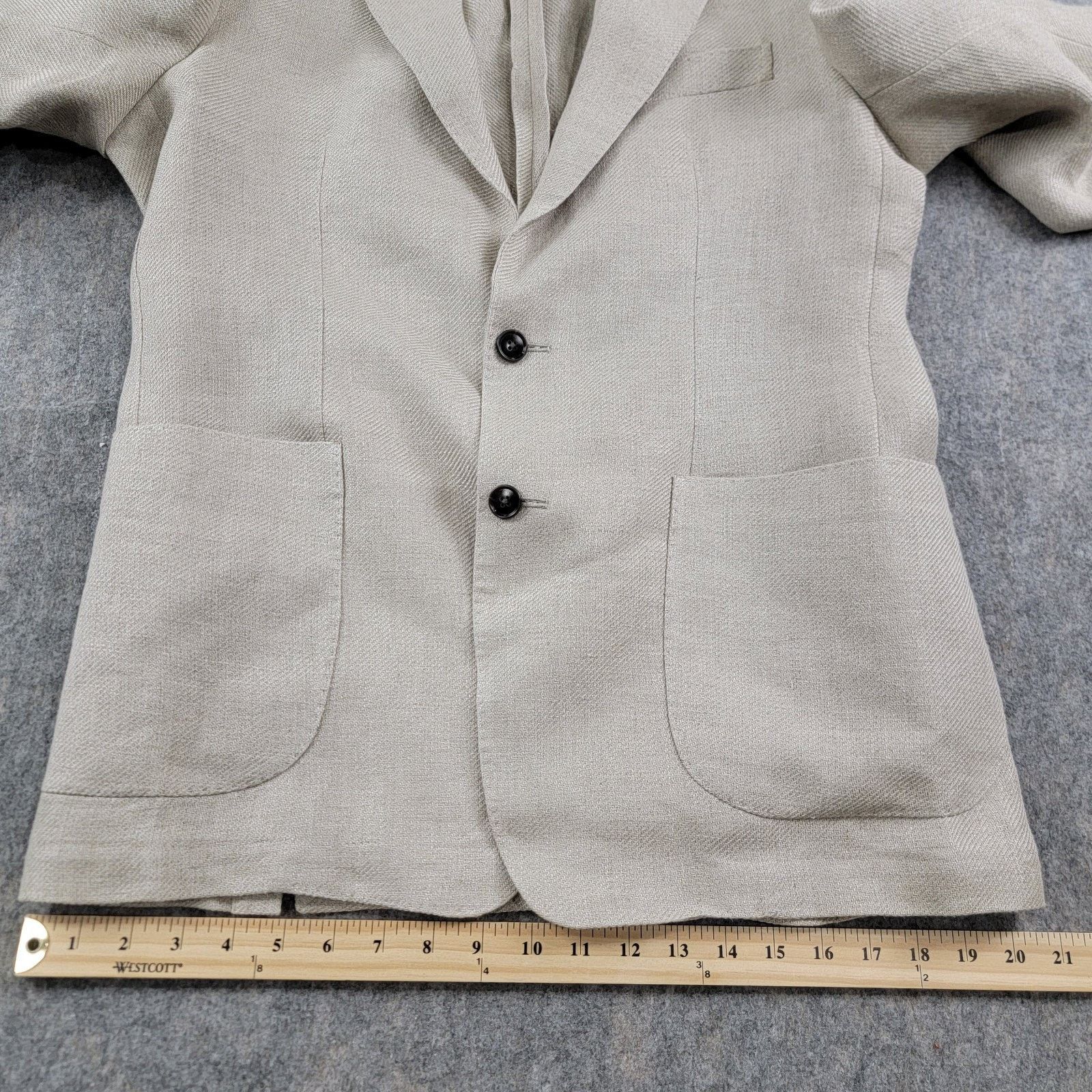 Todd Snyder Todd Snyder Flax Linen Open Weave Sport Coat Blazer Size 40R - 8 Thumbnail