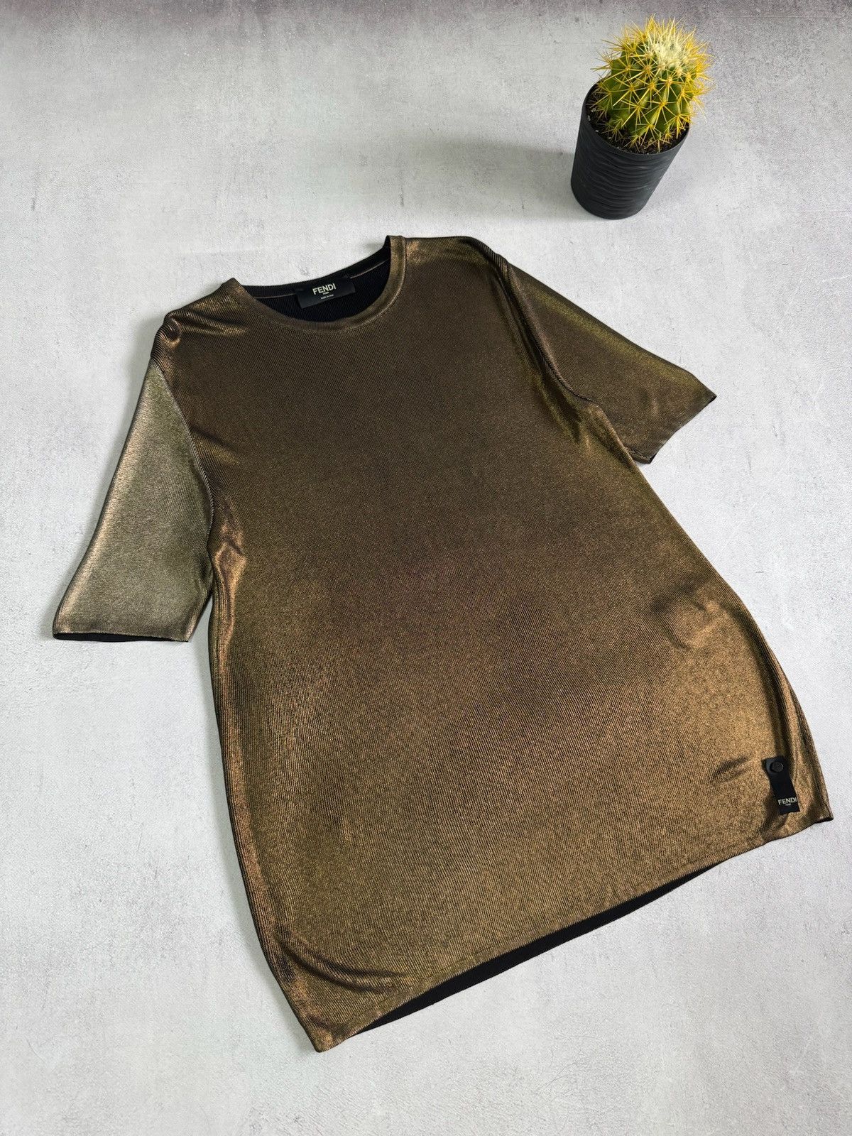 Fendi Fendi Knitwear Pullover T Shirt 48 Size Rare Luxury Size L / US 10 / IT 46 - 2 Thumbnail