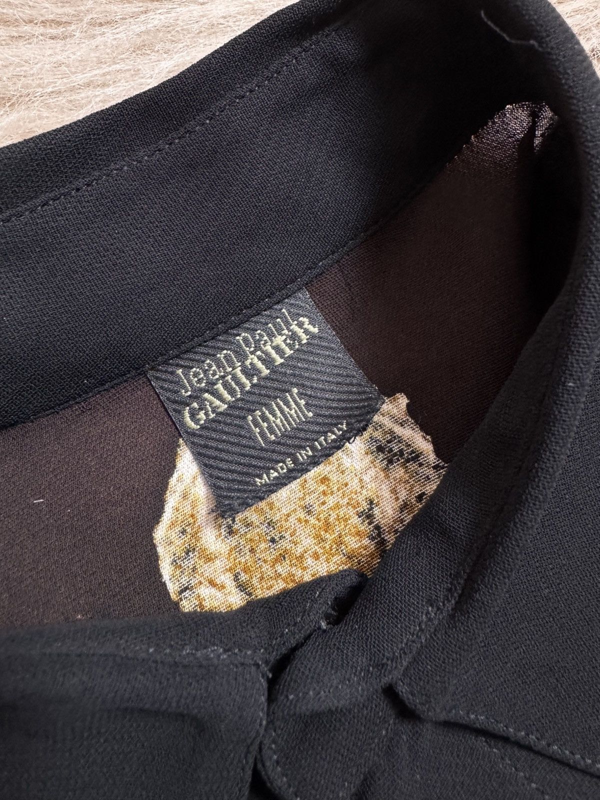 Jean Paul Gaultier Jean Paul Gaultier Blouse Femme Leopard Printed shirt brown Size M / US 6-8 / IT 42-44 - 7 Thumbnail