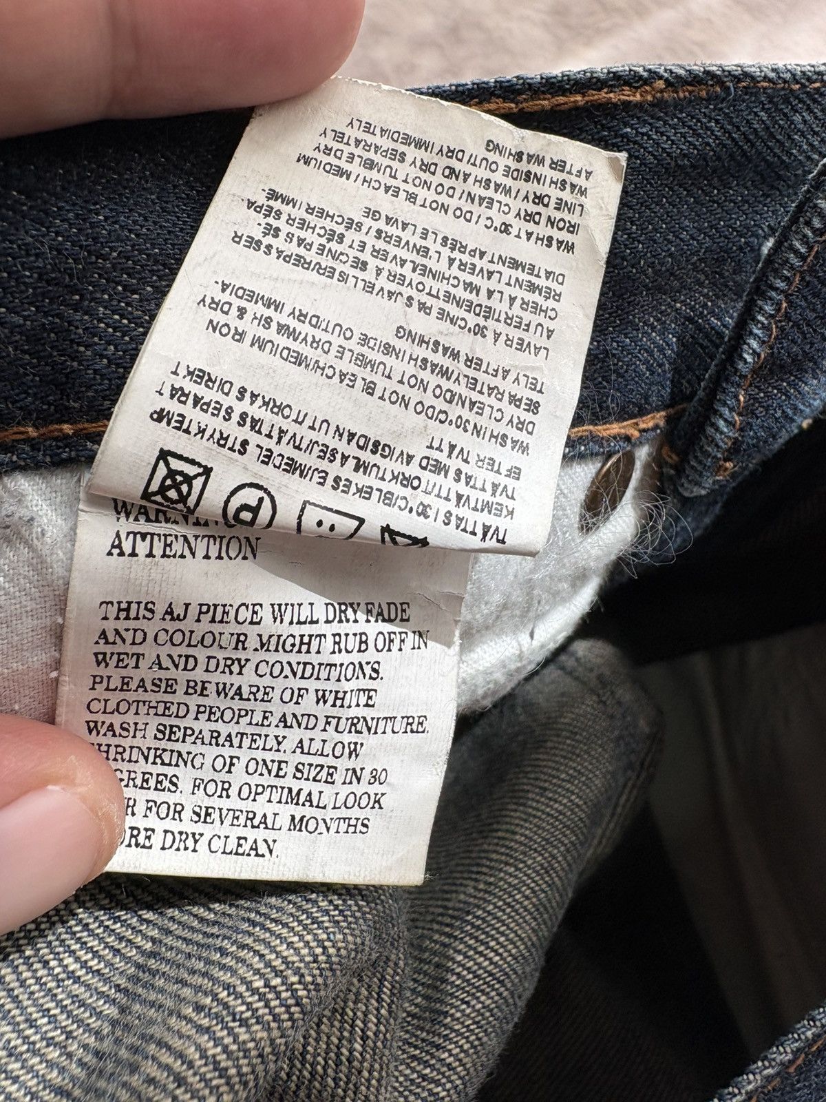 Acne Studios Acne Studios Max Raw Denim Jeans Size US 30 / EU 46 - 16 Thumbnail