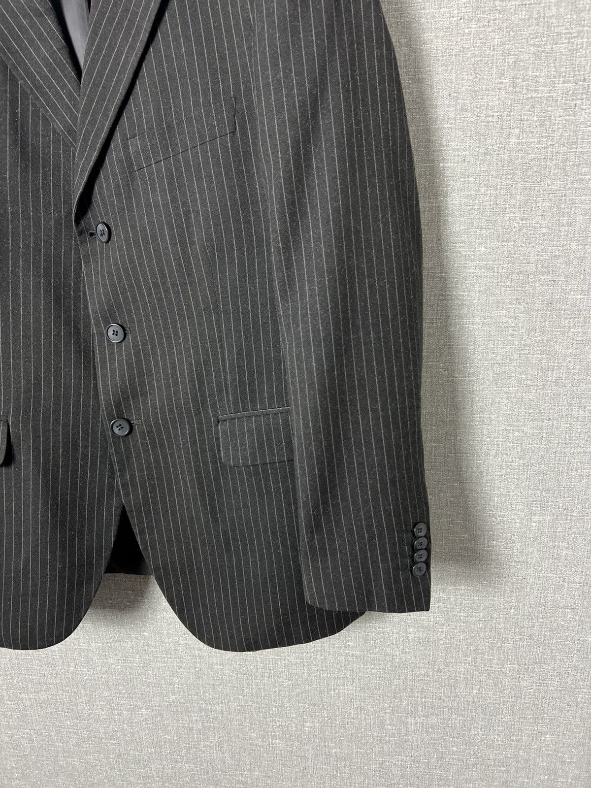 Gianfranco Ferre Gianfranco Ferre 3 Button Striped Blazer Jacket Size 48 Size 38R - 6 Thumbnail